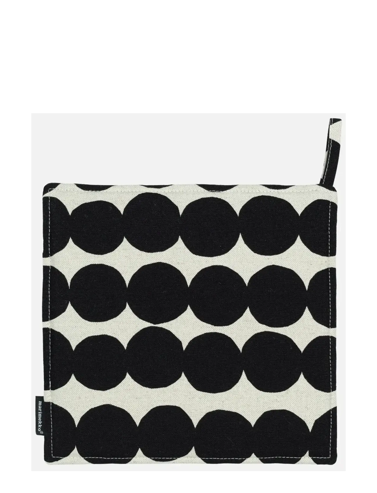 Marimekko Home RÄSYMATTO PANNULAPPU - Kökstextilier - COTTON, BLACK / black