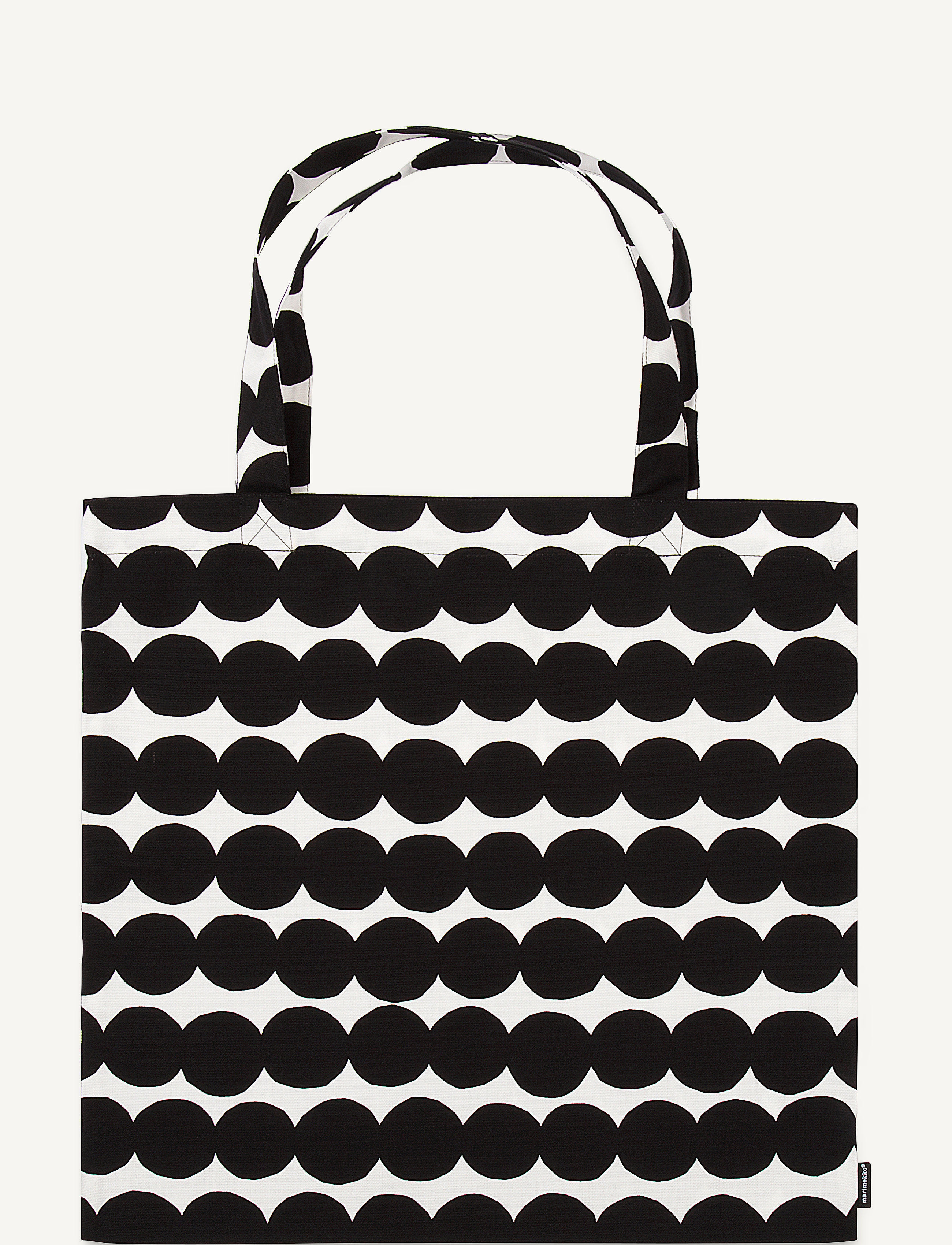 Marimekko Home RÄSYMATTO BAG 44X43CM - Taschen - LINEN,BLACK / black