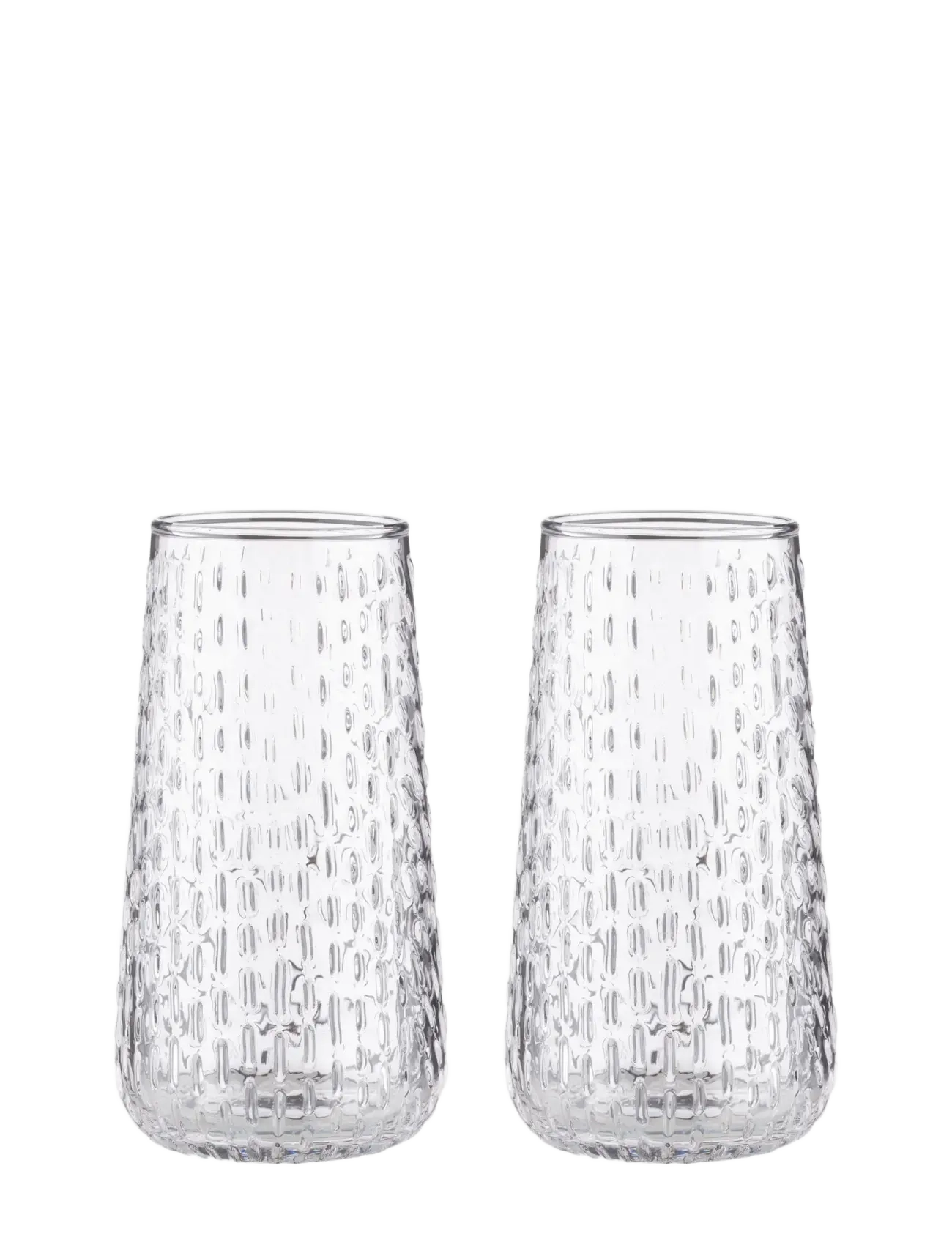 SYKSY FLUTE GLASS  2 PCS - CLEAR