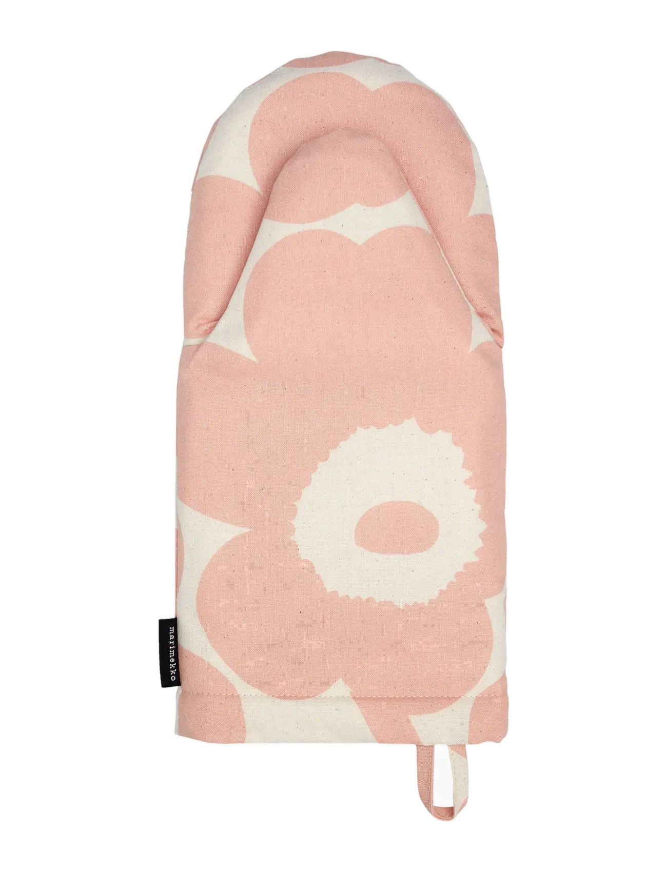 Marimekko Home Pieni Unikko Oven Mitten, 15X 31.5 cm, Kitchen Textiles, Rosa - Mitts & Gloves, Homeware