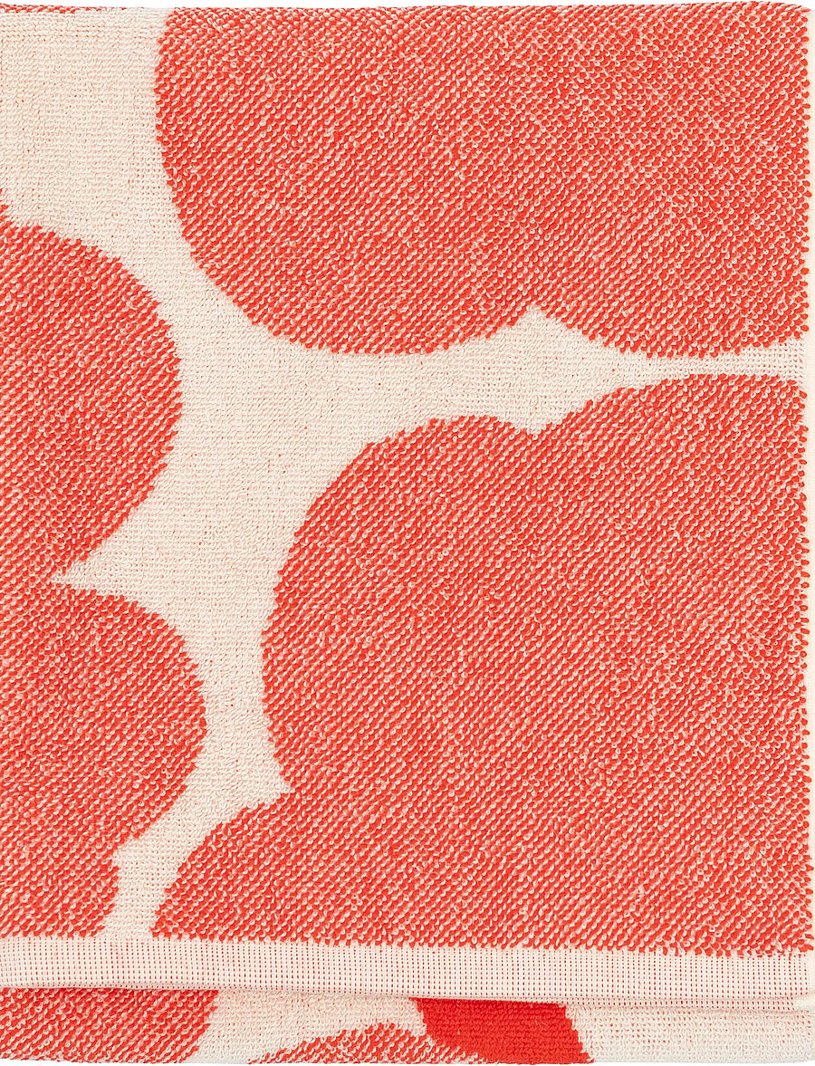 Marimekko Home - UNIKKO HAND TOWEL 50X70 CM - külaliste käterätikud - off white, orange red - 1