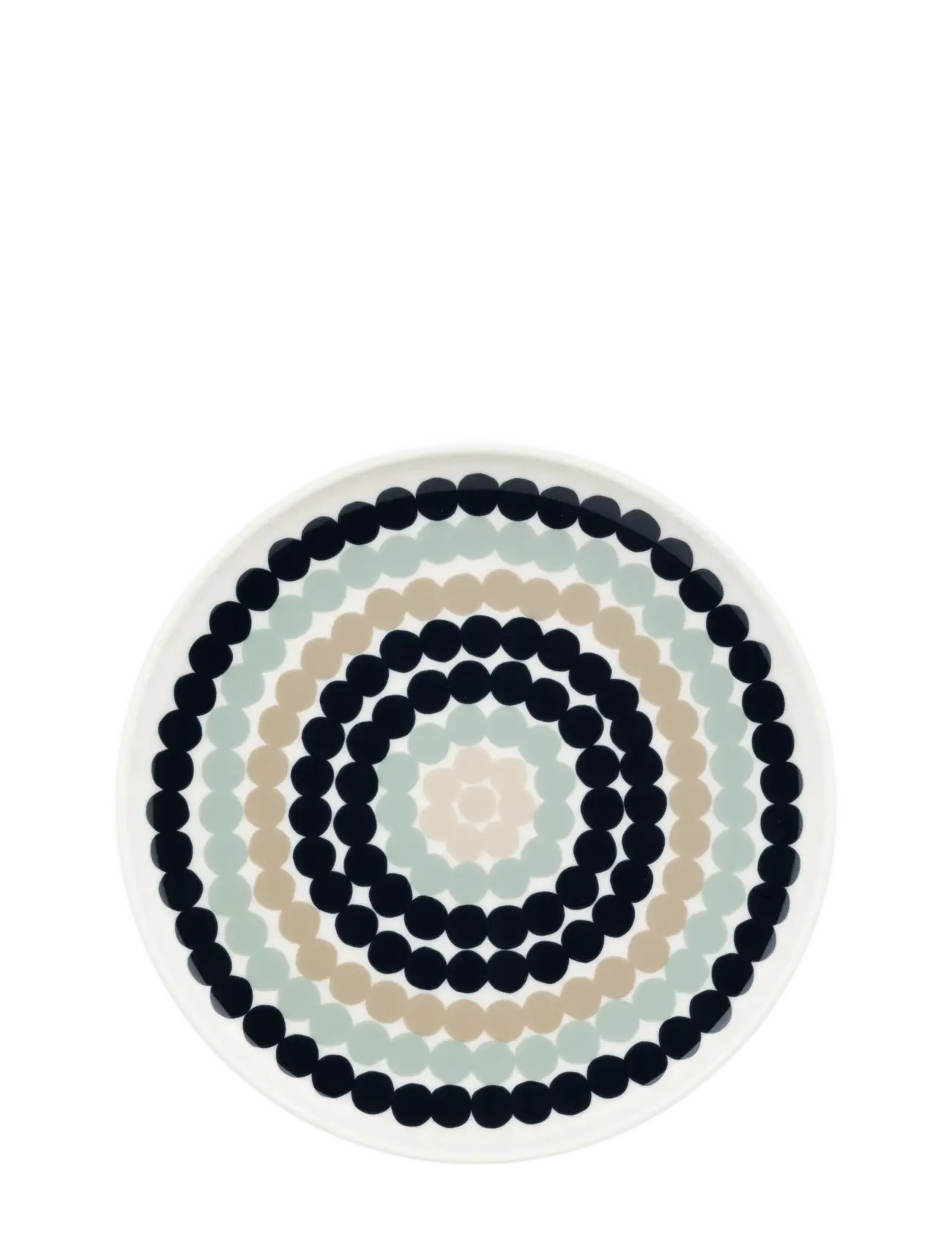 Marimekko Home SIIRTOLAPUUTARHA PLATE 20CM - Marimekko Home - SAGE, MULTICOLOUR / black