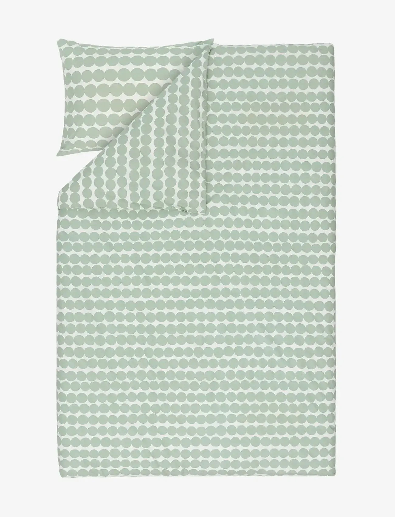 Marimekko Home - RÄSYMATTO Duvet cover + Pillowcase 150x210/50x60 - sage, off white - 0