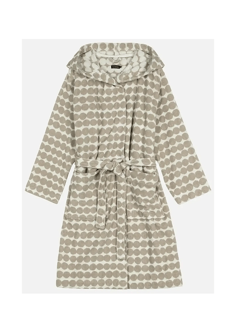 Marimekko Home - RÄSYMATTO HOODED BATH ROBE - nach preis einkaufen - beige, white - 0