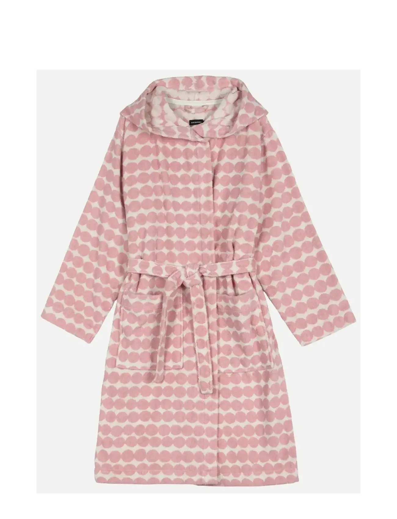 Marimekko Home RÄSYMATTO HOODED BATH ROBE - Marimekko Home - LT.PINK, OFF WHITE / pink/rose