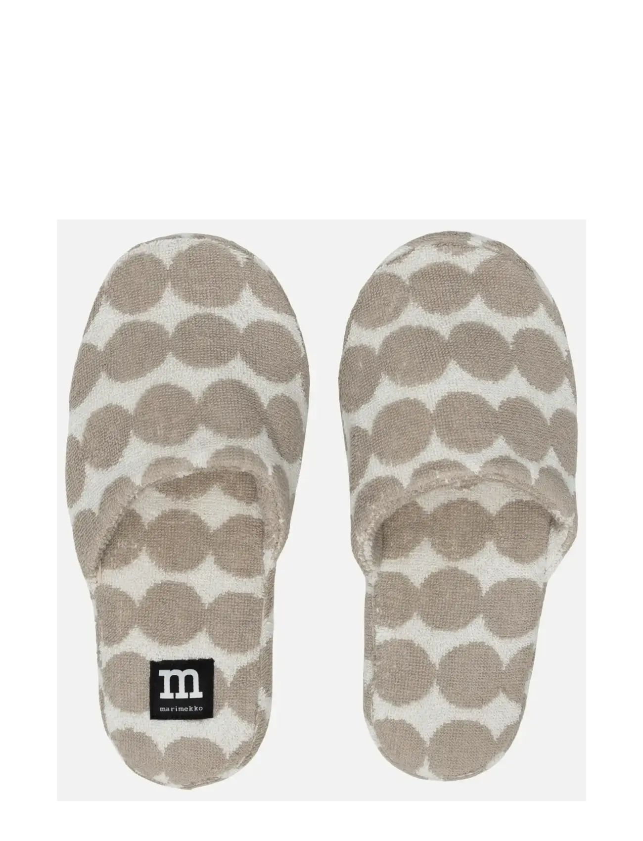 Marimekko Home RÄSYMATTO SLIPPERS - Tofflor - BEIGE, WHITE / beige