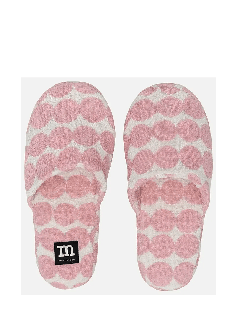 Marimekko Home - RÄSYMATTO SLIPPERS - hverdags stil - lt.pink, off white - 0