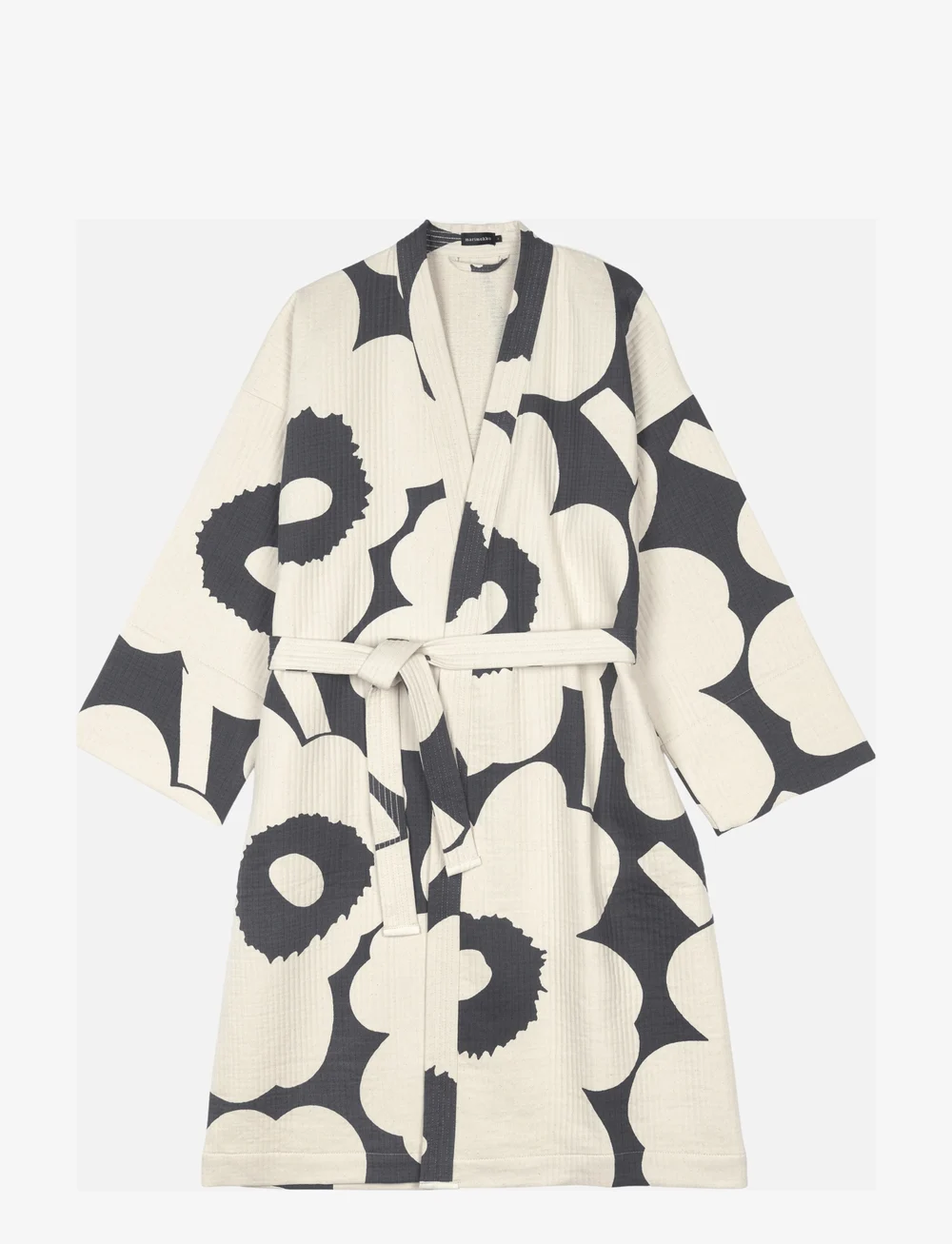 Marimekko Home - UNIKKO BATHROBE - köp efter pris - charcoal, off white - 0