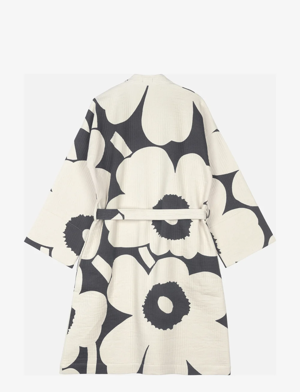 Marimekko Home - UNIKKO BATHROBE - köp efter pris - charcoal, off white - 1