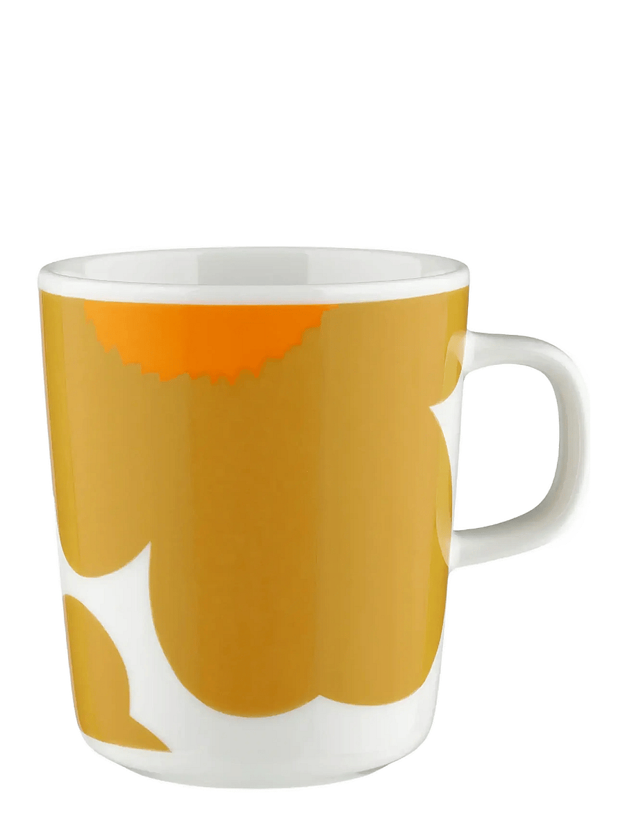 Marimekko Home - ISO UNIKKO MUG 2,5DL - kohvitassid - white, caramel, warm orange - 0