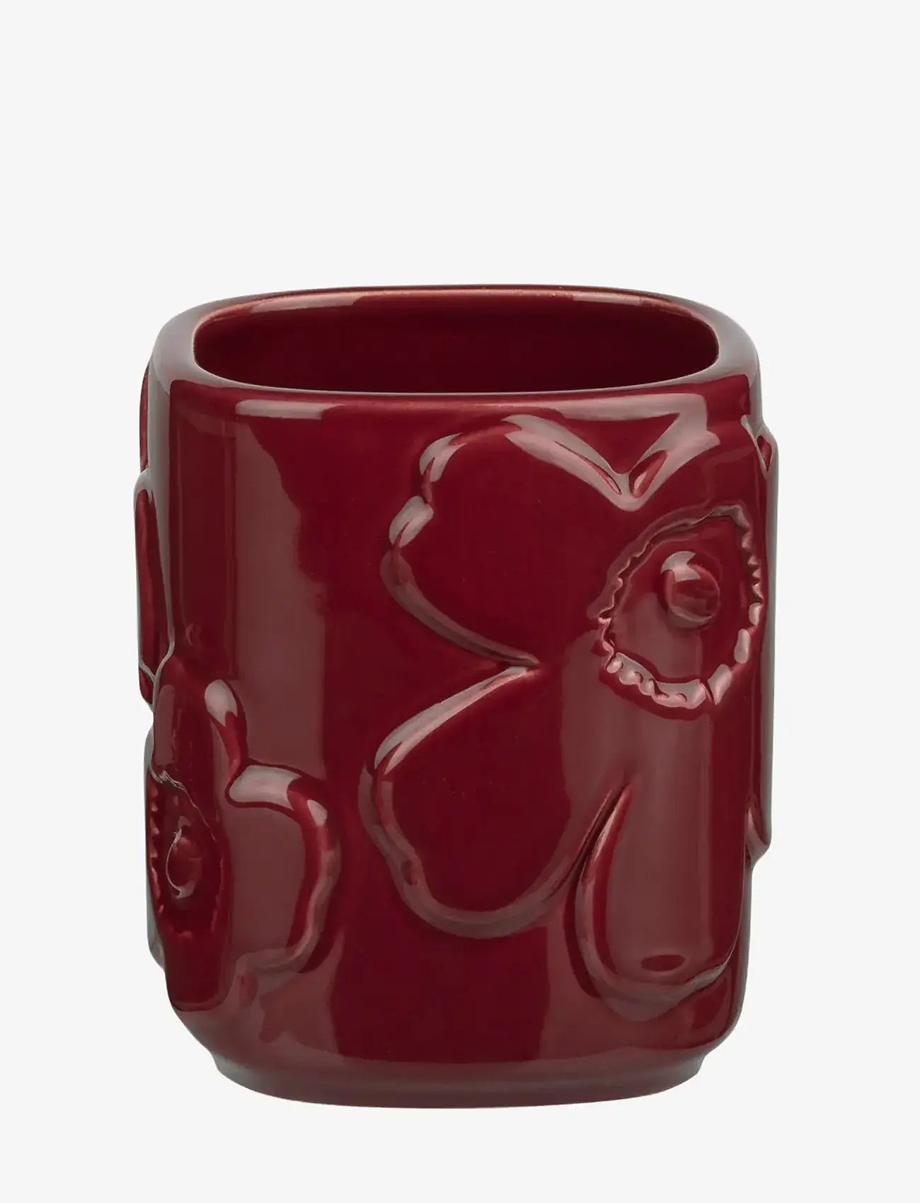 Marimekko Home - UNIKKO CONTAINER - kerzenständer - burgundy - 0