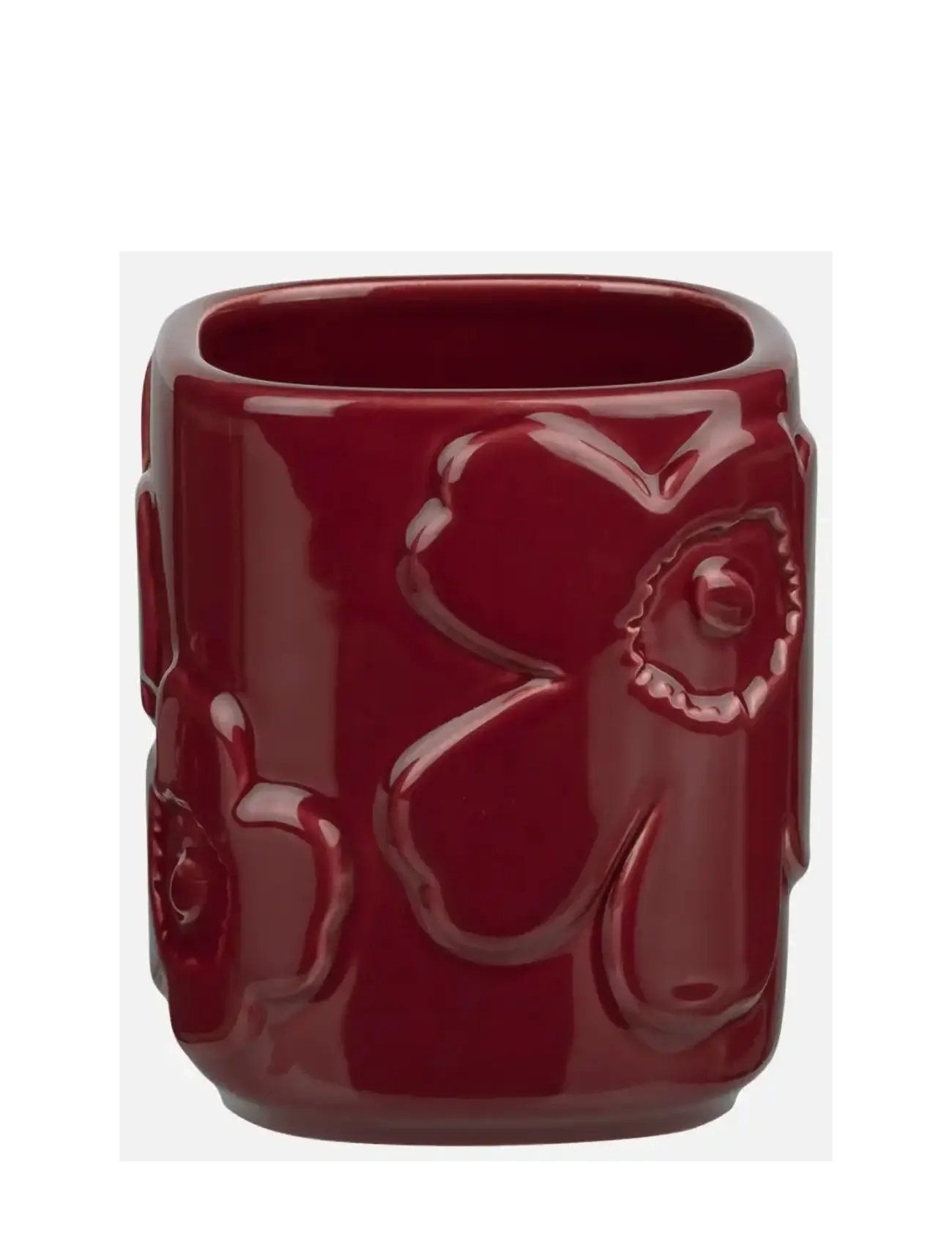 Marimekko Home UNIKKO CONTAINER - Geschenke - BURGUNDY / red