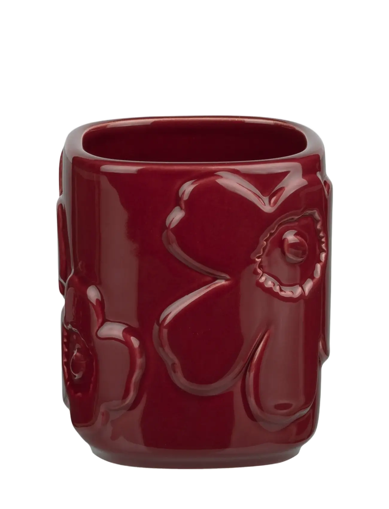 Marimekko Home UNIKKO CONTAINER - Marimekko Home - BURGUNDY / red