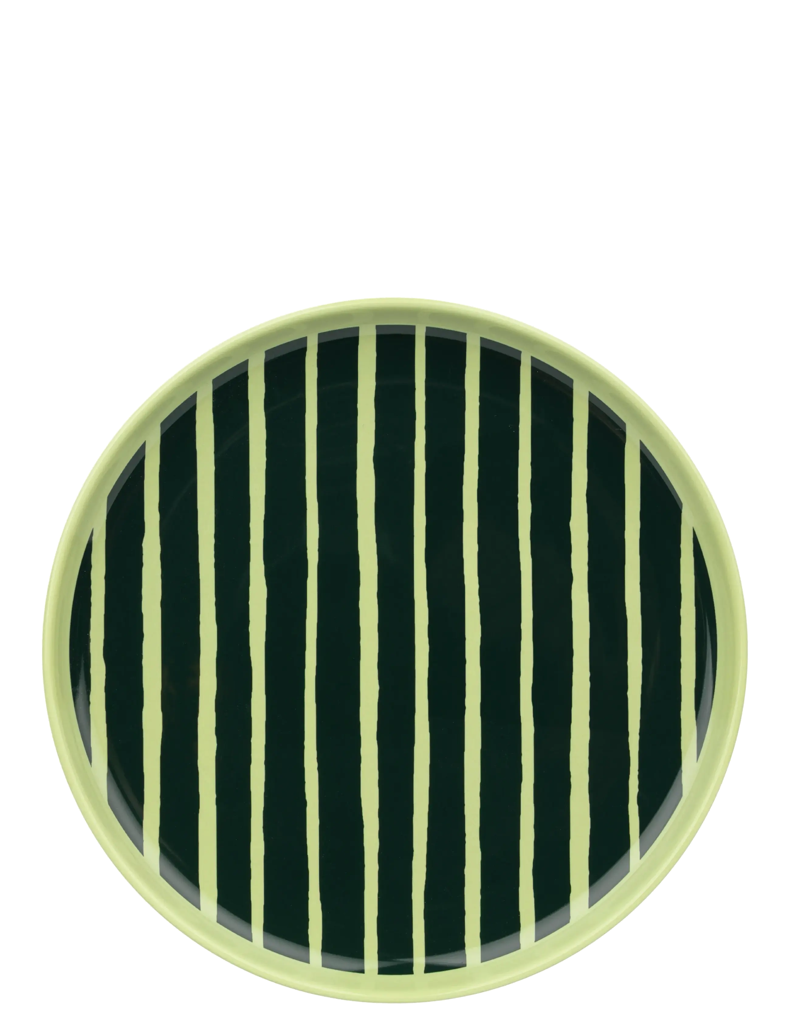 Marimekko Home PICCOLO PLATE 20CM - Dinner plates - PEAR, DARK GREEN / green
