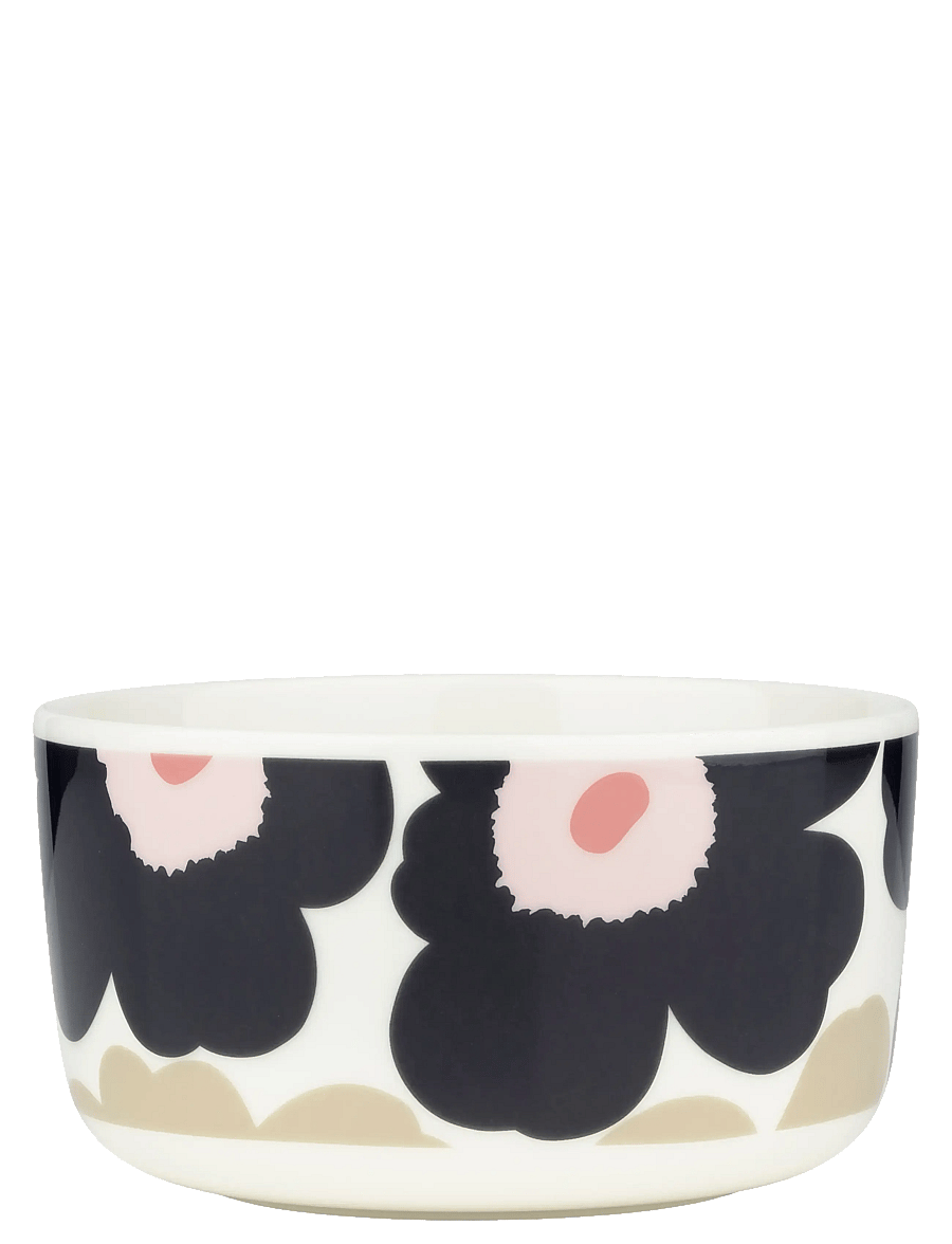 Marimekko Home - UNIKKO BOWL 5DL - hommikusöögikausid - off white,charcoal,sand,pink - 0