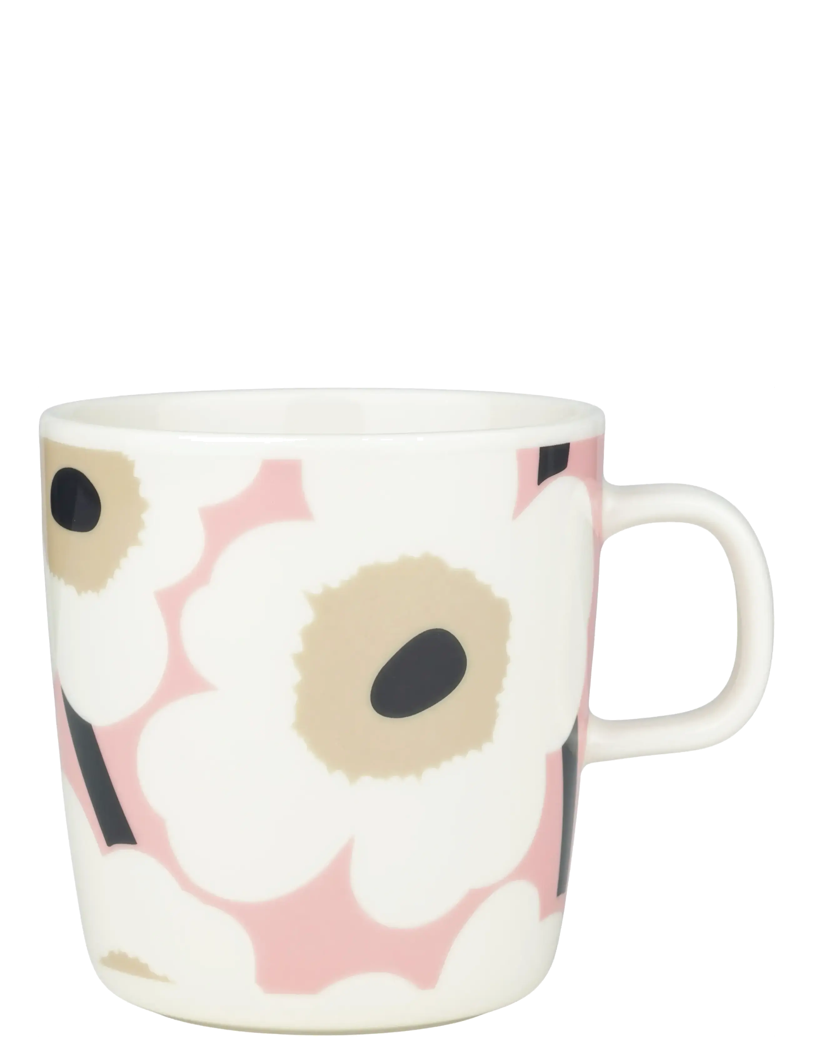 Marimekko Home Unikko Mug 4Dl, Coffee Kop, Creme, Str: 40 CL