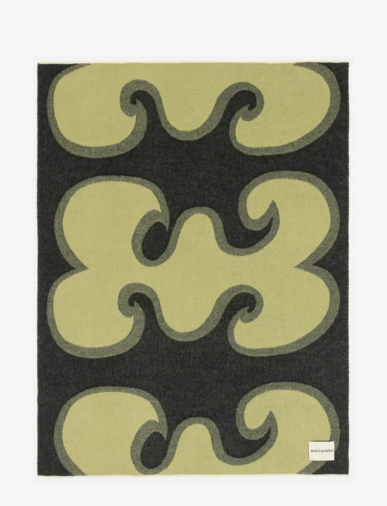 Marimekko Home - JOKERI THROW 130X170CM - udendørstekstiler - dk.green, pear - 0
