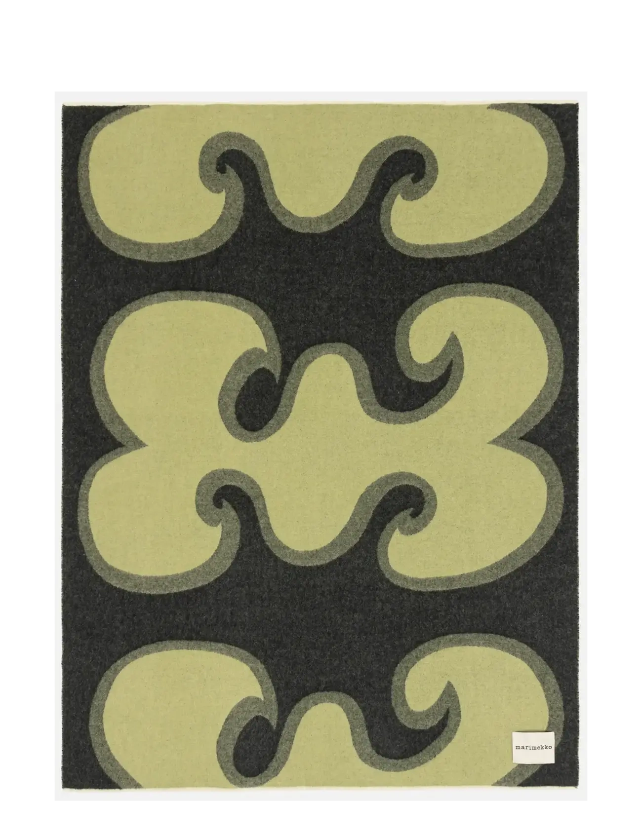 Marimekko Home JOKERI THROW 130X170CM - Pleedid - DK.GREEN, PEAR / green