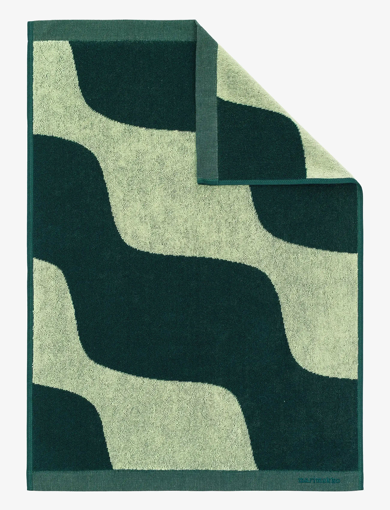 Marimekko Home - TAIFUUNI HAND TOWEL - gæstehåndklæder - pear, dk.green - 0
