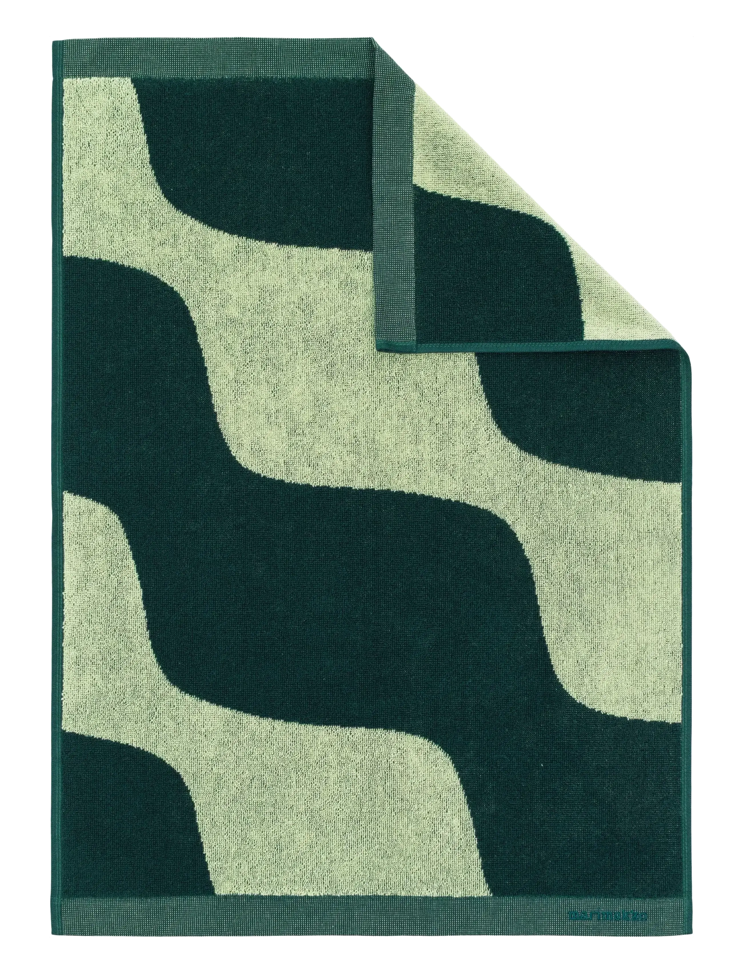 TAIFUUNI HAND TOWEL - PEAR, DK.GREEN