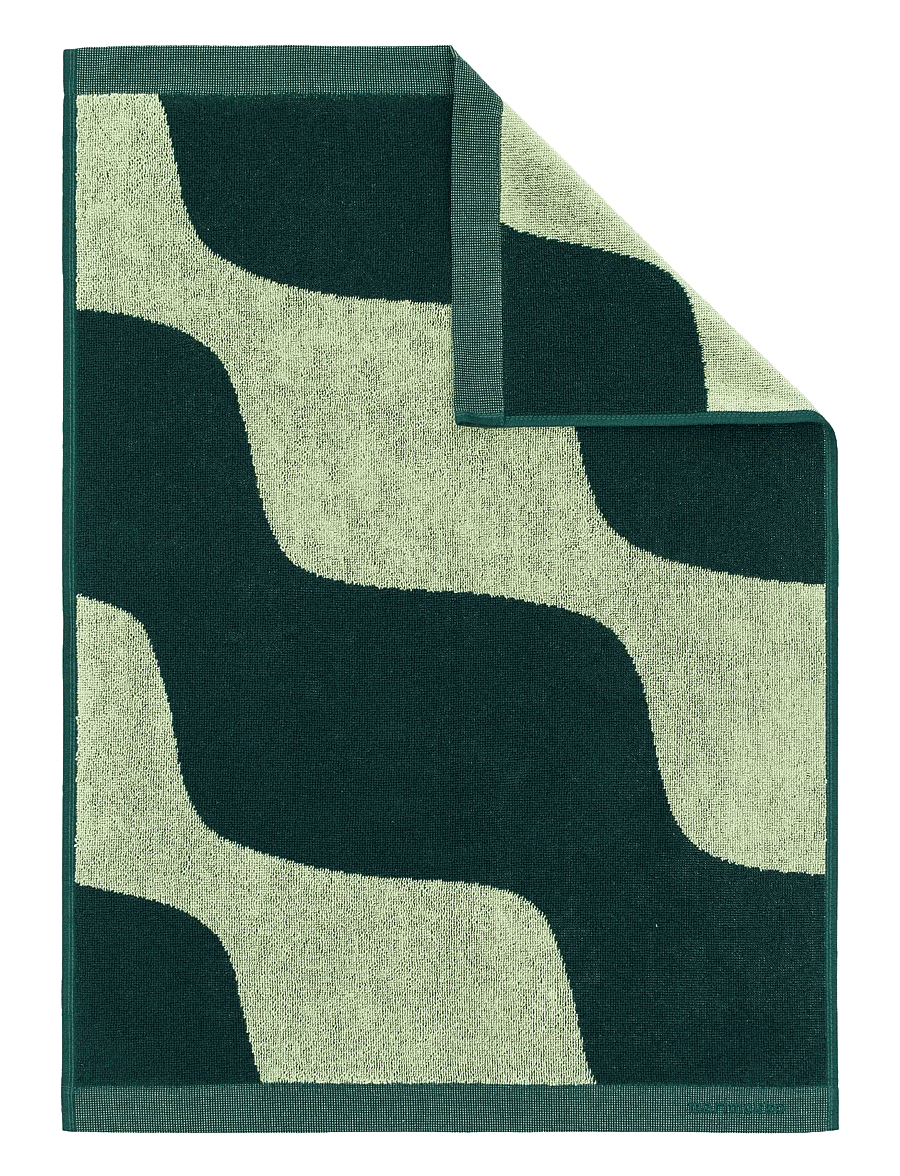 Marimekko Home - TAIFUUNI HAND TOWEL - badetücher - pear, dk.green - 0