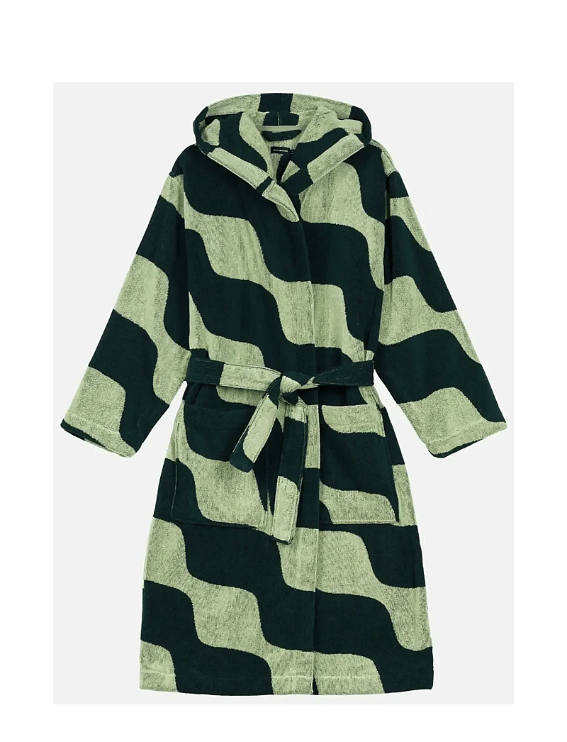 Marimekko Home - TAIFUUNI BATH ROBE - nach preis einkaufen - pear, dk.green - 0