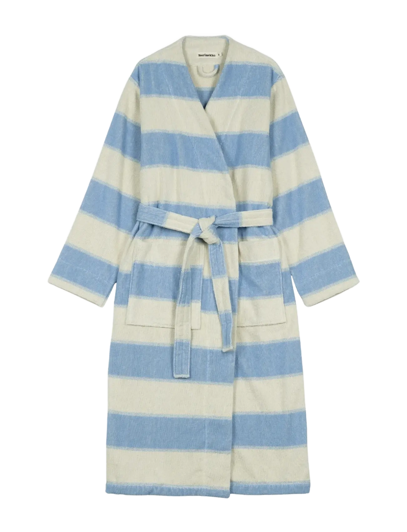 Marimekko Home GALLERIA BATH ROBE - Morgenkåper - LT.BLUE, MELON / blue