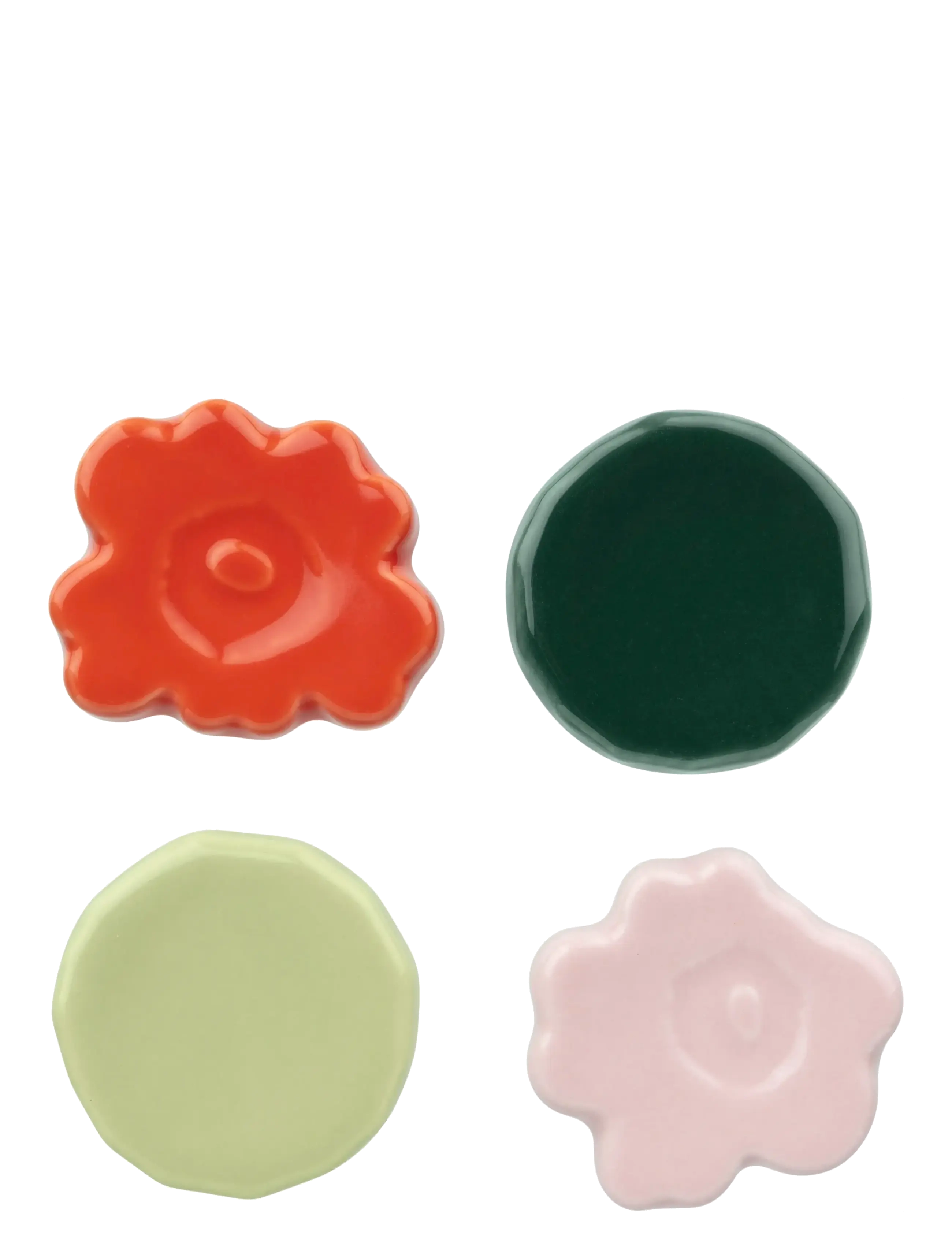 Marimekko Home Unikko&Kivet Chopstick Holder 4Pcs, One Size, Multi/patterned, Spisesteder Og Bordtilbehør > Bakker, Unisex