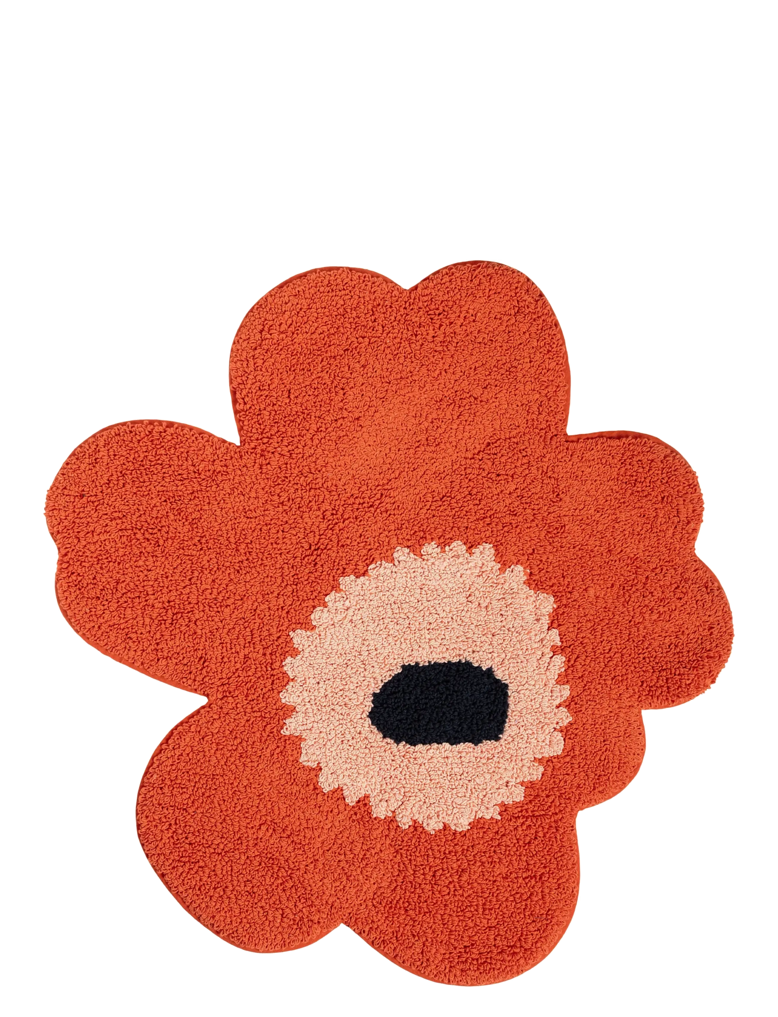 Marimekko Home Unikko Bath Mat 73X74Cm, Badetæppe, Orange, Str: 73X74CM