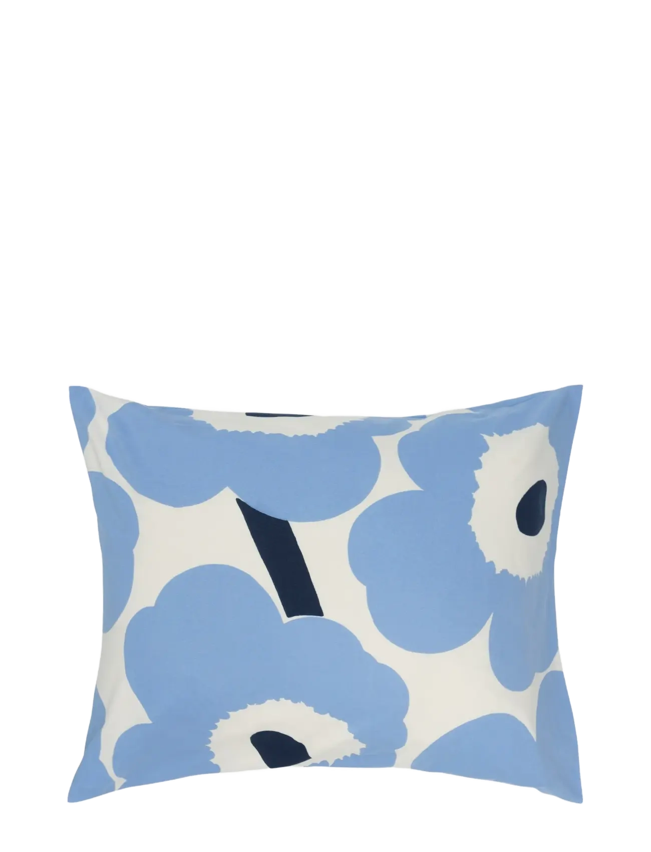 Marimekko Home UNIKKO JERSEY PC 50X60CM - Erbjudanden - OFF WHITE, LT.BLUE, NAVY / blue