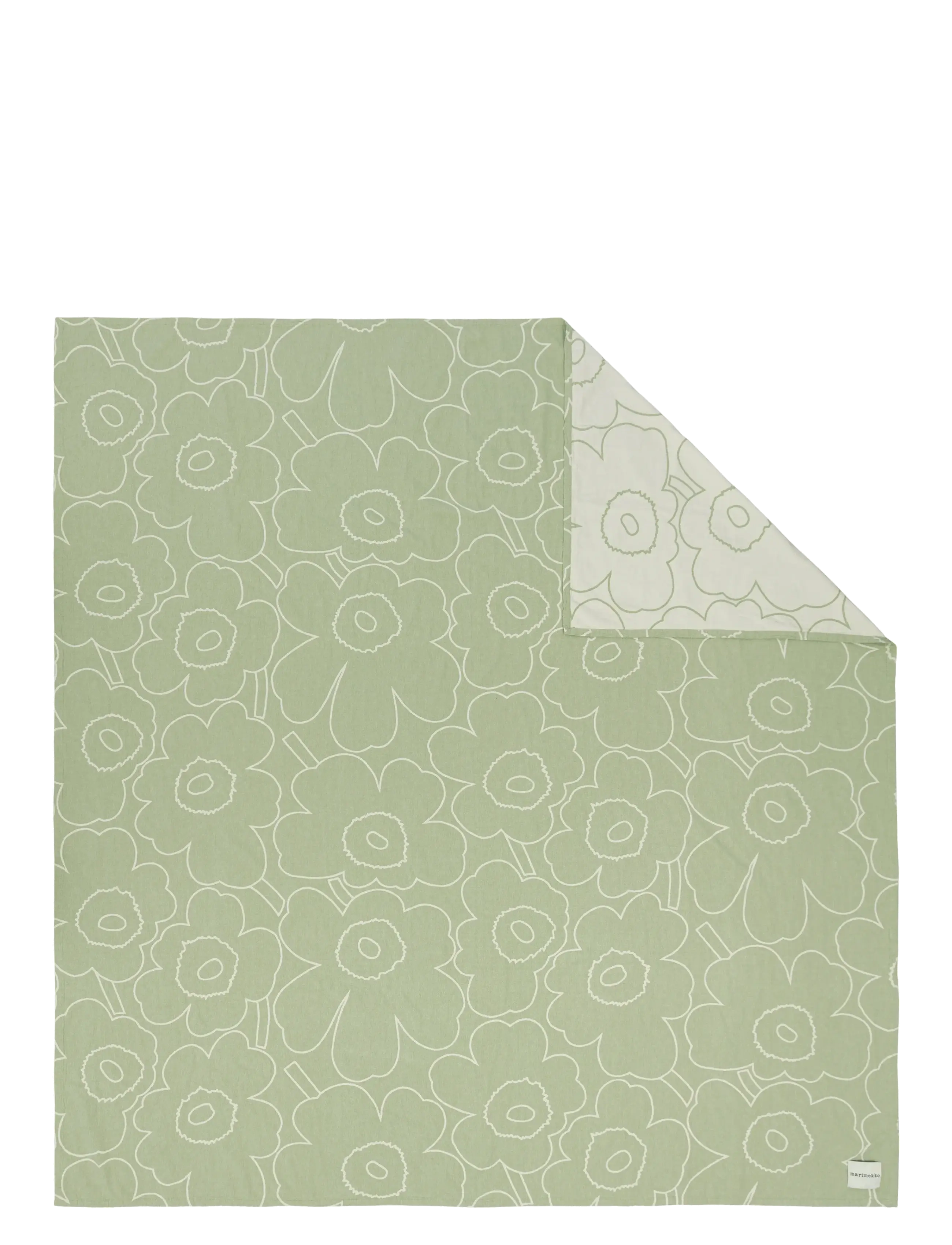 Marimekko Home PIIRTO UNIKKO BEDSPREAD - Schlafzimmertextilien - PEAR, OFF WHITE / green
