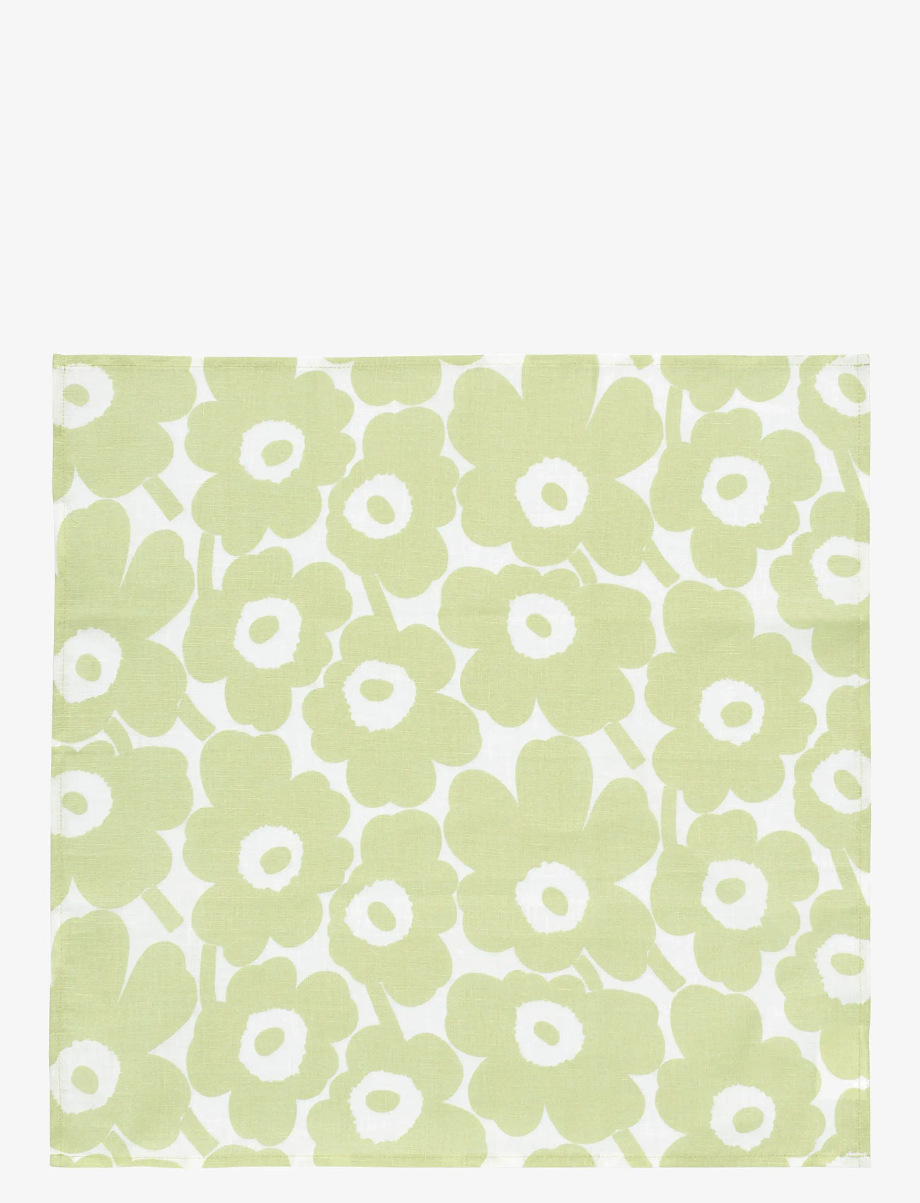 Marimekko Home - MINI UNIKKO NAPKIN - stofservietter - pear, white - 0