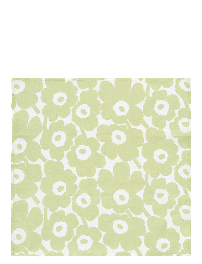 Marimekko Home - MINI UNIKKO NAPKIN - stofservietter - pear, white - 0