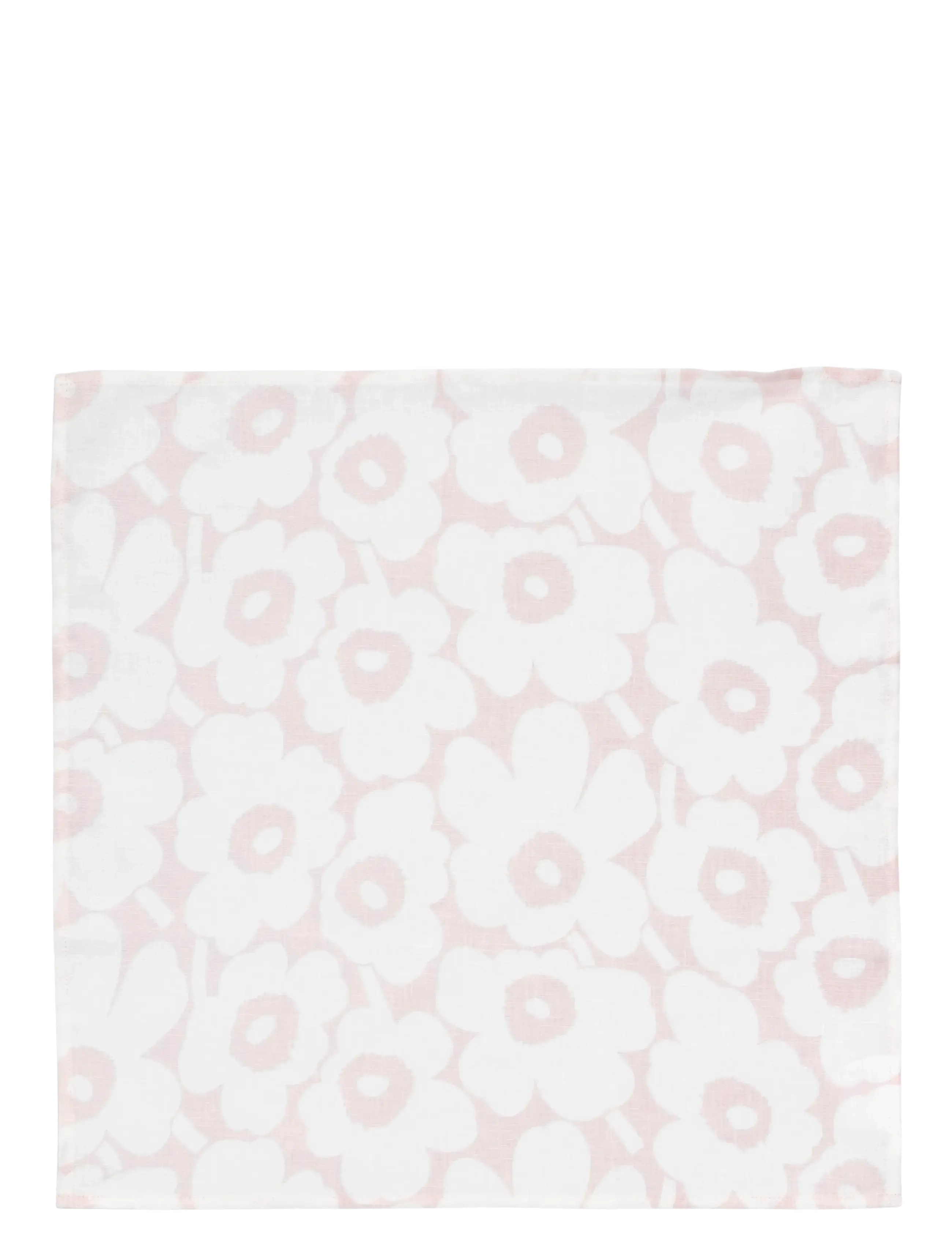 Marimekko Home MINI UNIKKO NAPKIN - Køkkentekstiler - WHITE, PINK / white