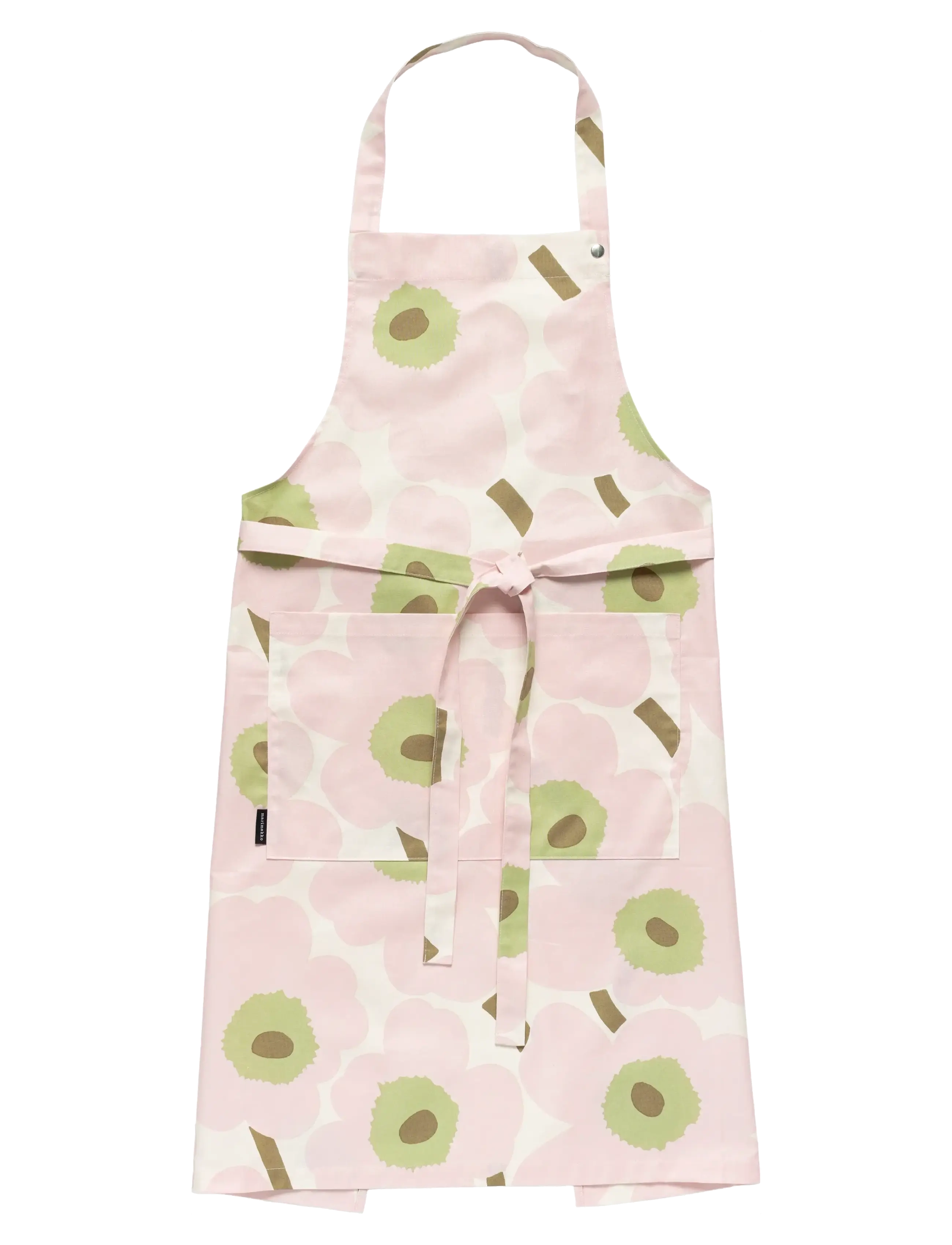 Marimekko Home Pieni Unikko Apron, L:85 cm, Kitchen Textiles, Rosa - Aprons, Homeware