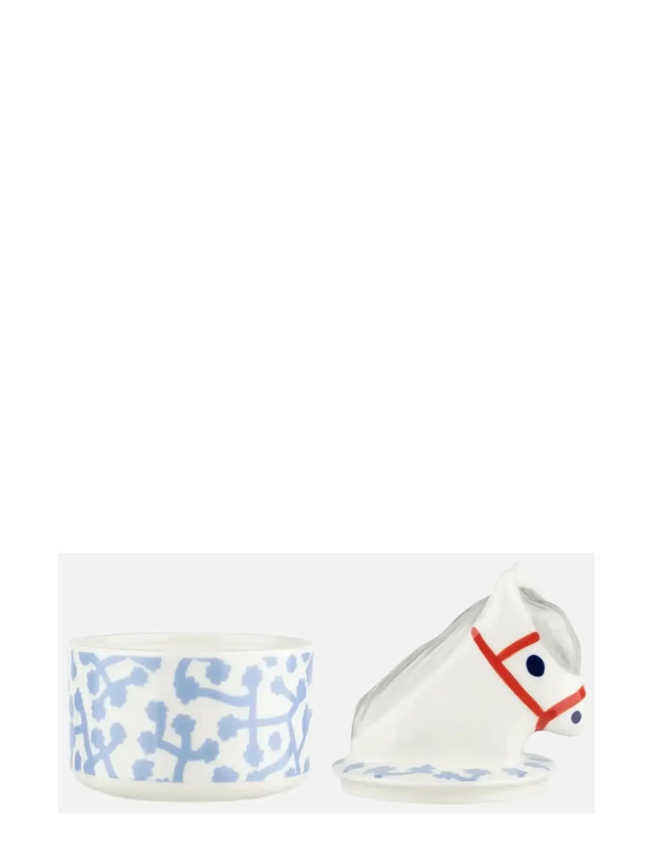 Marimekko Home LEMPIHEPPA - Presenter - OFF WHITE, ORANGE RED, LT.BLUE / white