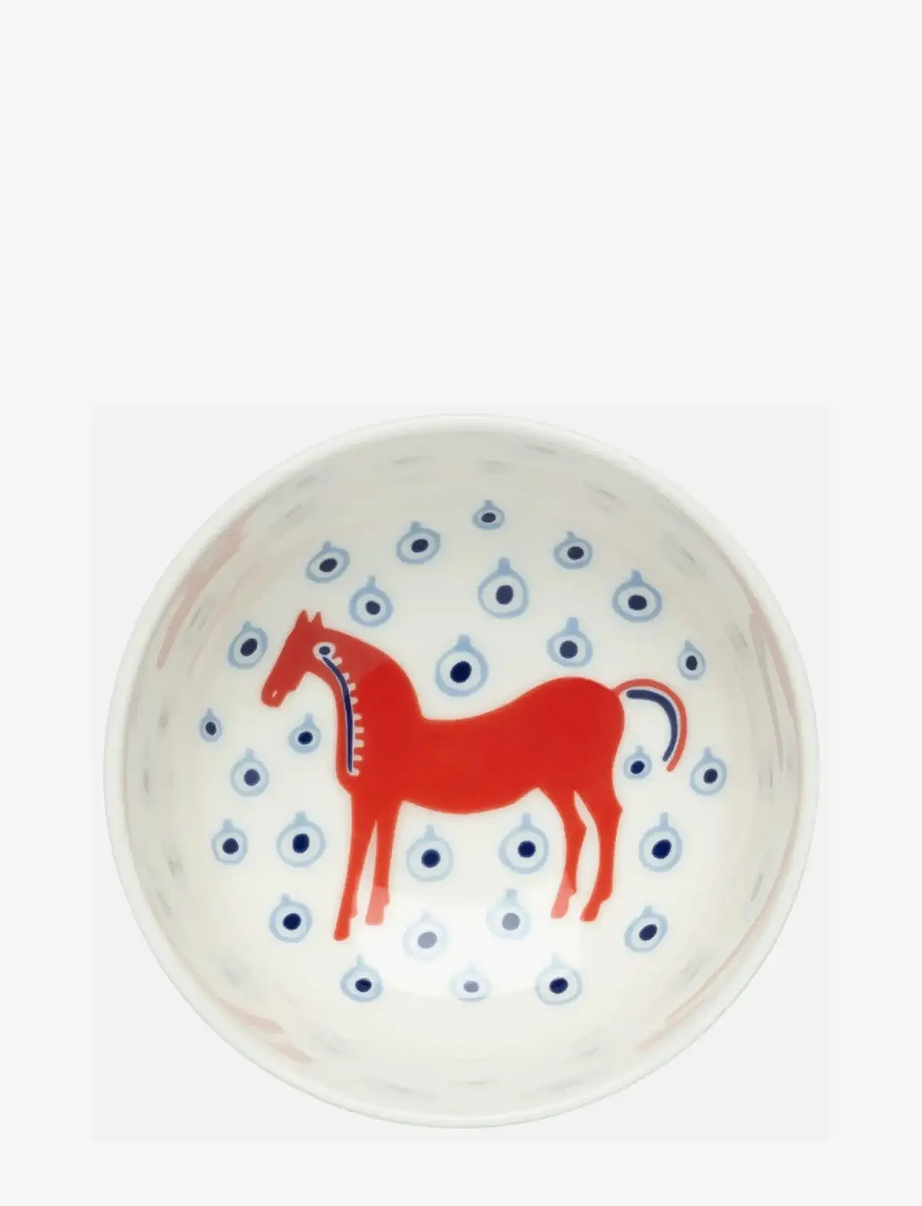 Marimekko Home - MUSTA TAMMA BOWL 3DL - Ávaxtaskálar - off white, orange red, lt.blue - 0