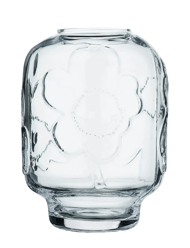 Marimekko Home - UNIKKO GLASS VASE 18CM - vasen - clear - 0