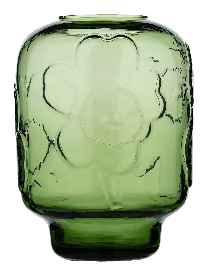 Marimekko Home - UNIKKO GLASS VASE 18CM - vasen - olive - 0