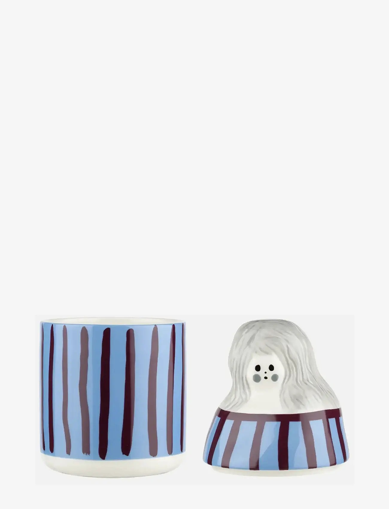 Marimekko Home - RAITA-ARMI - figures & sculptures - lt.blue, eggplant - 1