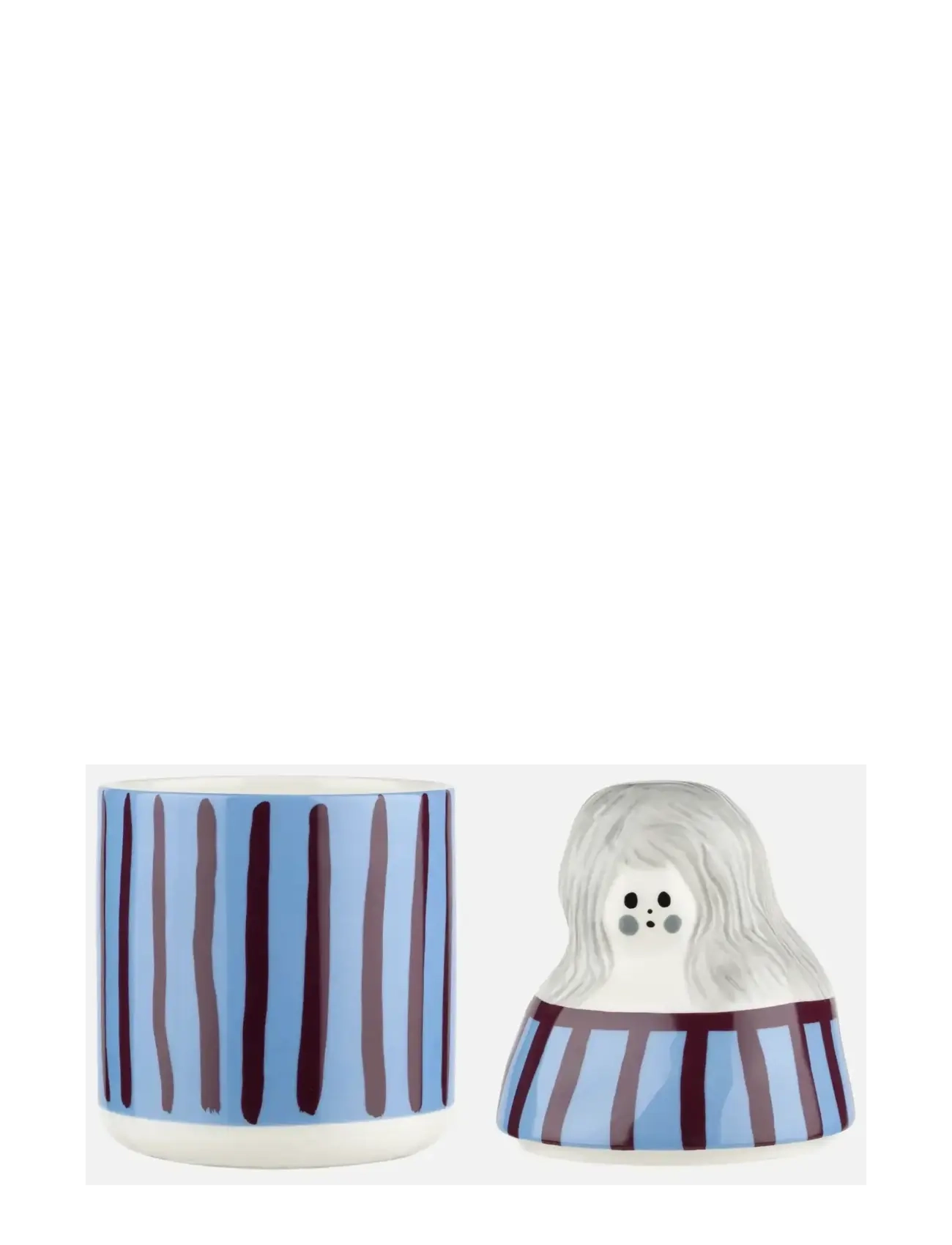 Marimekko Home - RAITA-ARMI - lt.blue, eggplant - 1