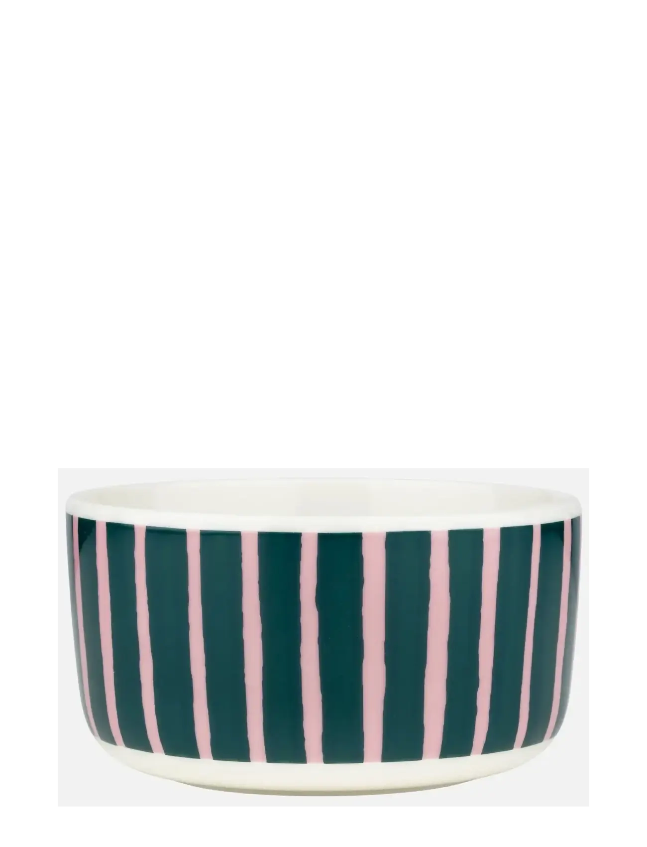 Marimekko Home PICCOLO BOWL 5DL - Kampagne - WHITE, PINK, DK.GREEN / green