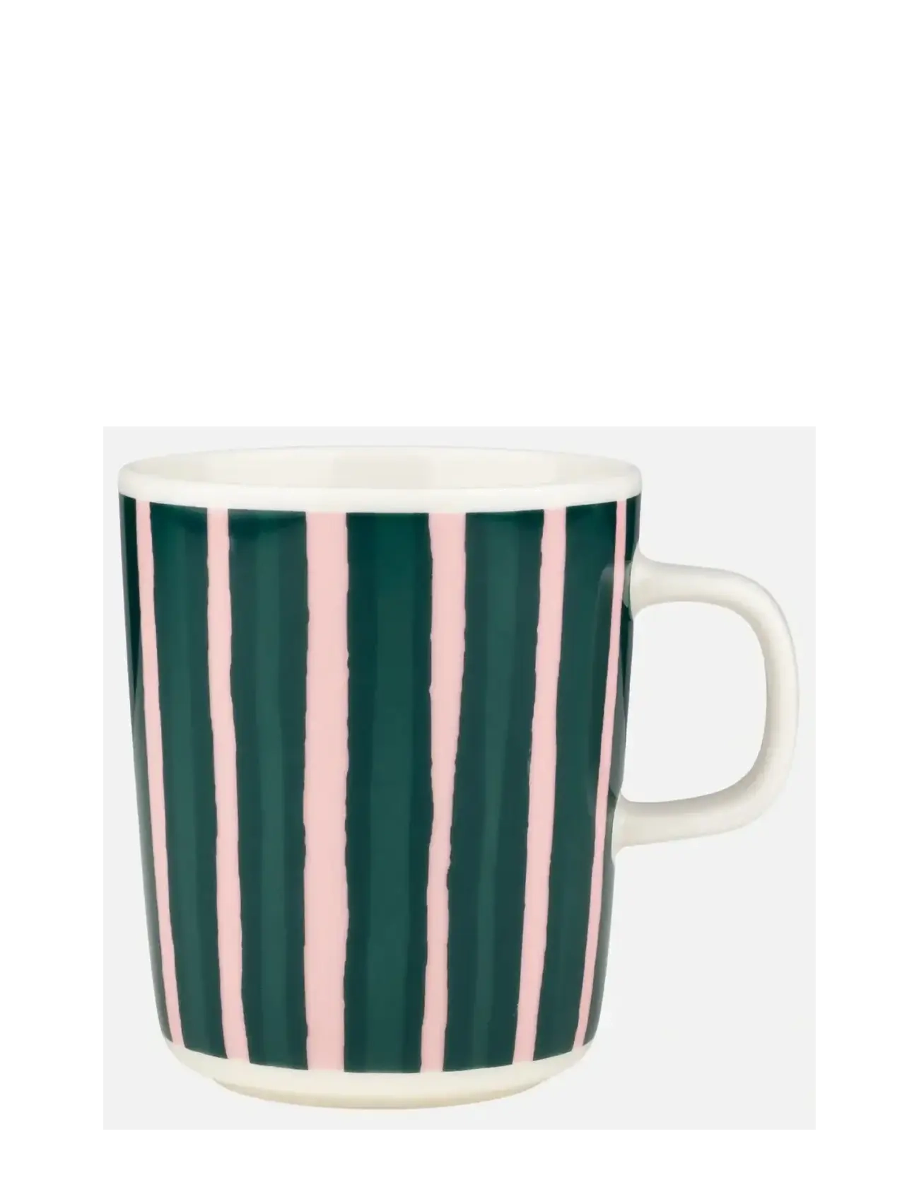 Marimekko Home PICCOLO MUG 2,5DL - Tilbud - WHITE, PINK, DK.GREEN / green
