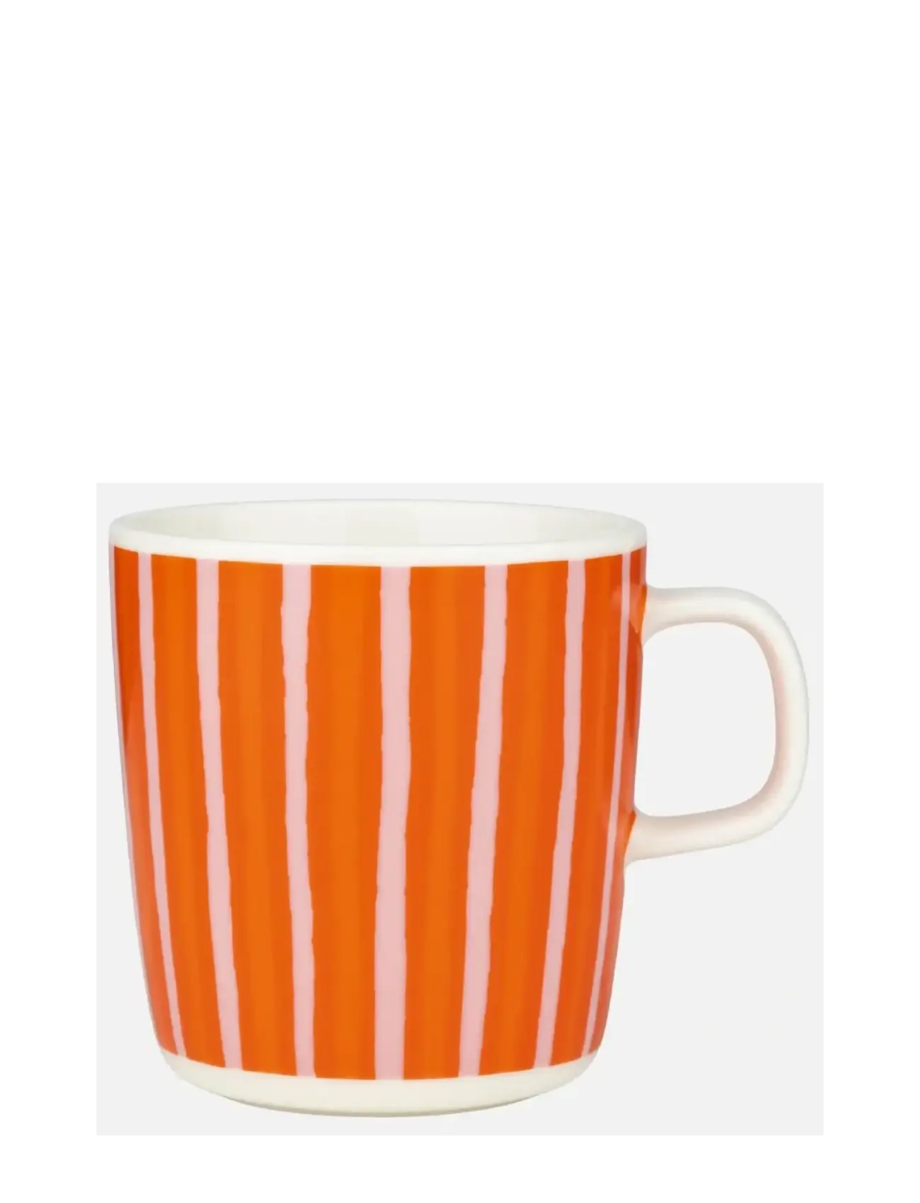Marimekko Home PICCOLO MUG 4DL - Becher & Tassen - WHITE, PINK, ORANGE / orange