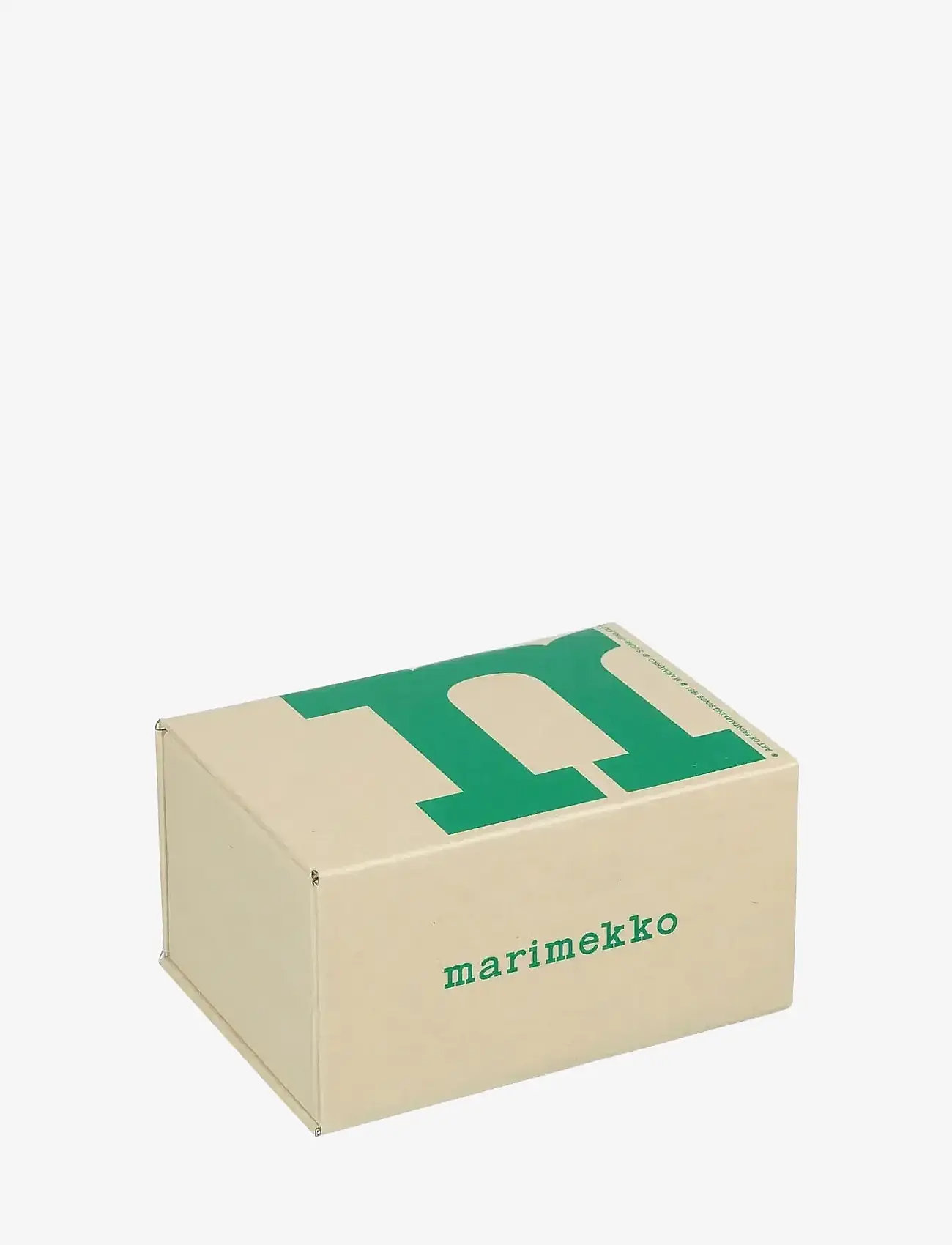 Marimekko Home - VIHKIRUUSU ORNAMENT 6X9CM - skulpturer & figurer - lt.yellow, green - 2