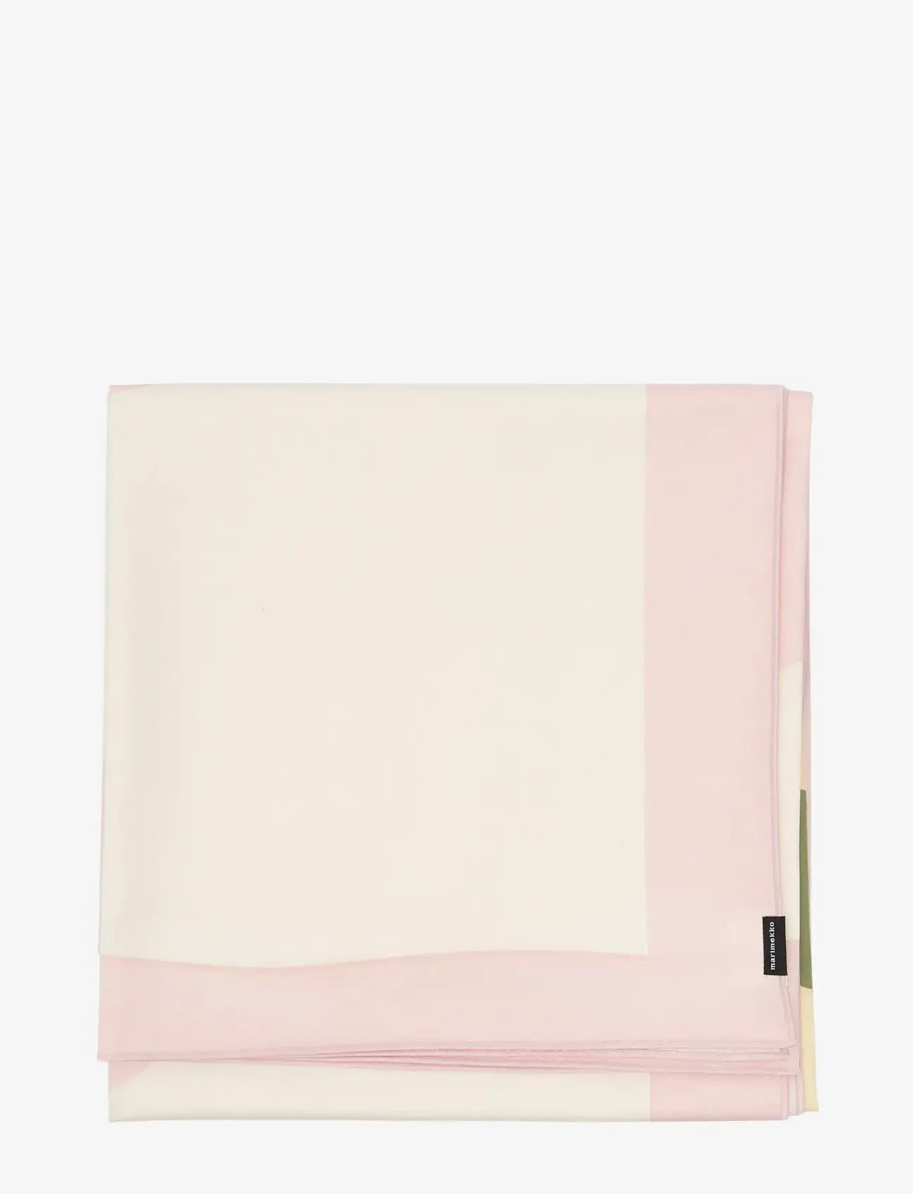 Marimekko Home - UNIKKO TABLECLOTH 140X140CM - duge & bordløbere - off white,pink,lt.yellow,green - 1