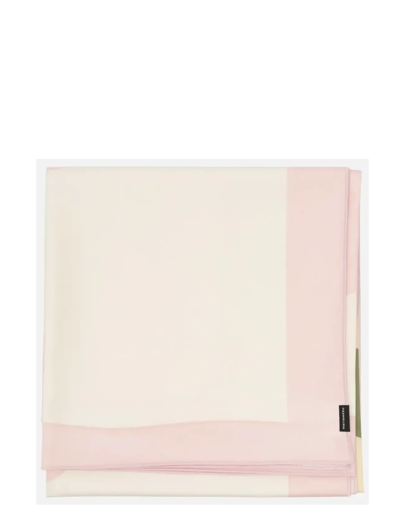 Marimekko Home - UNIKKO TABLECLOTH 140X140CM - duge & bordløbere - off white,pink,lt.yellow,green - 1