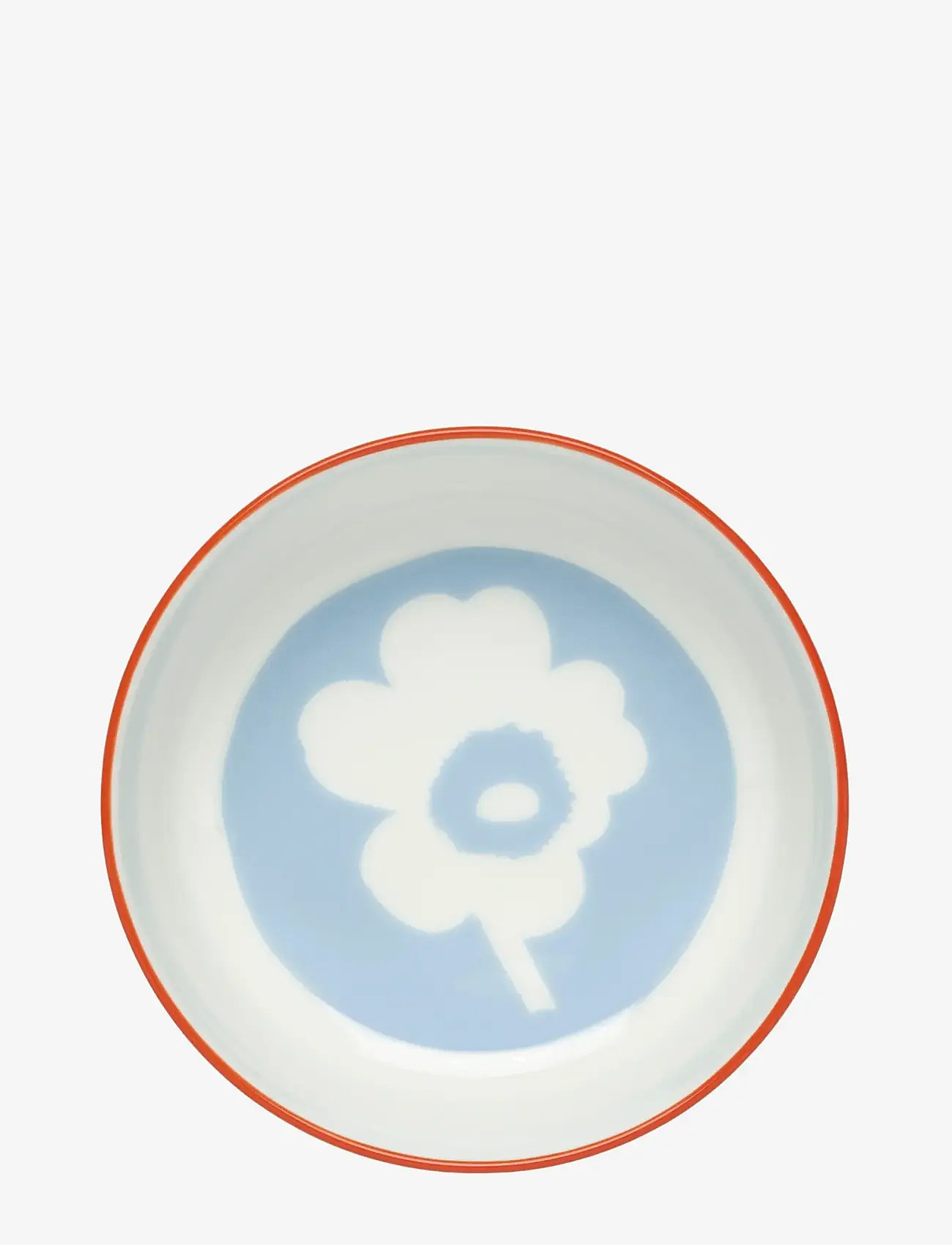 Marimekko Home - UNIKKO BOWL 4DL - fruit bowls - white, lt.blue, orange red - 0