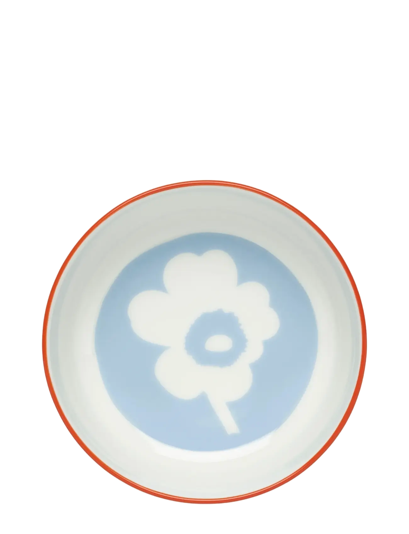 Marimekko Home UNIKKO BOWL 4DL - Bols - WHITE, LT.BLUE, ORANGE RED / white