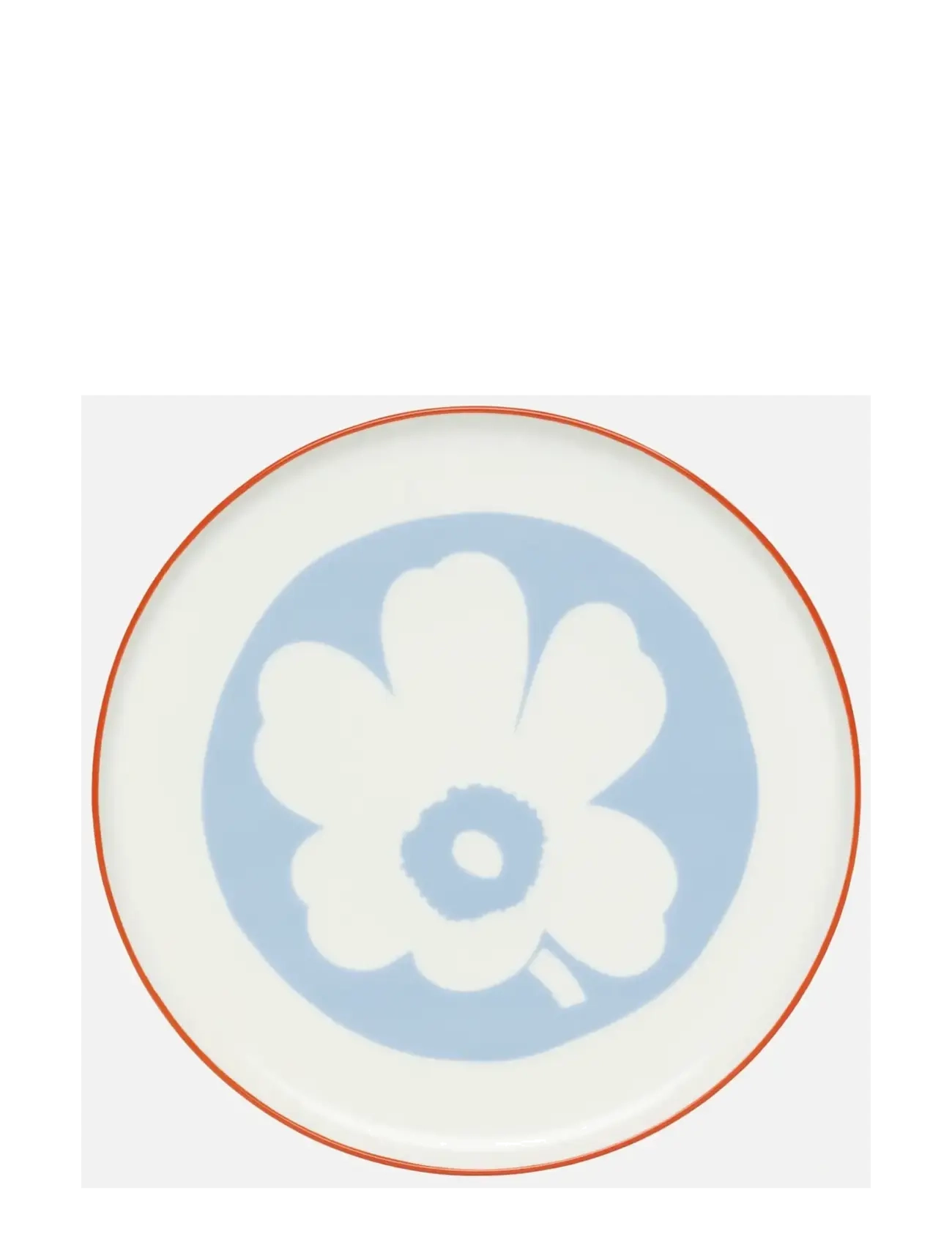 Marimekko Home UNIKKO SERVING ITEM 24CM - Marimekko Home - WHITE, LT.BLUE, ORANGE RED / blue